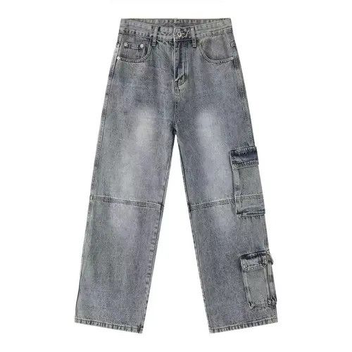 VIBE Retro baggy cargo jeans with big pockets Size US 32 / EU 48 - 8 Thumbnail