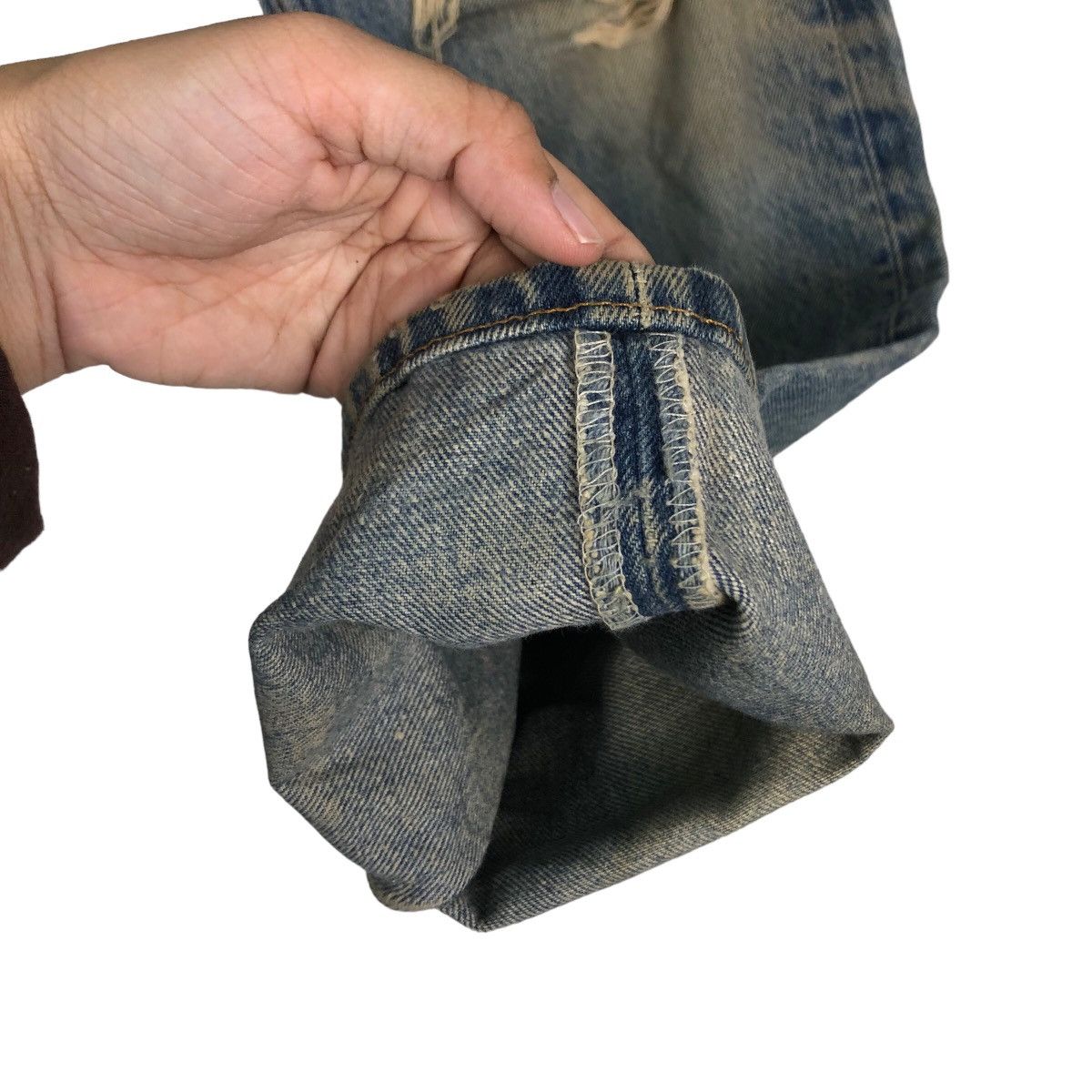 Levi's 🔥VINTAGE LEVI’S 552 BUTTON USA DISTRESSED DESIGN RUSTY Size US 30 / EU 46 - 14 Thumbnail