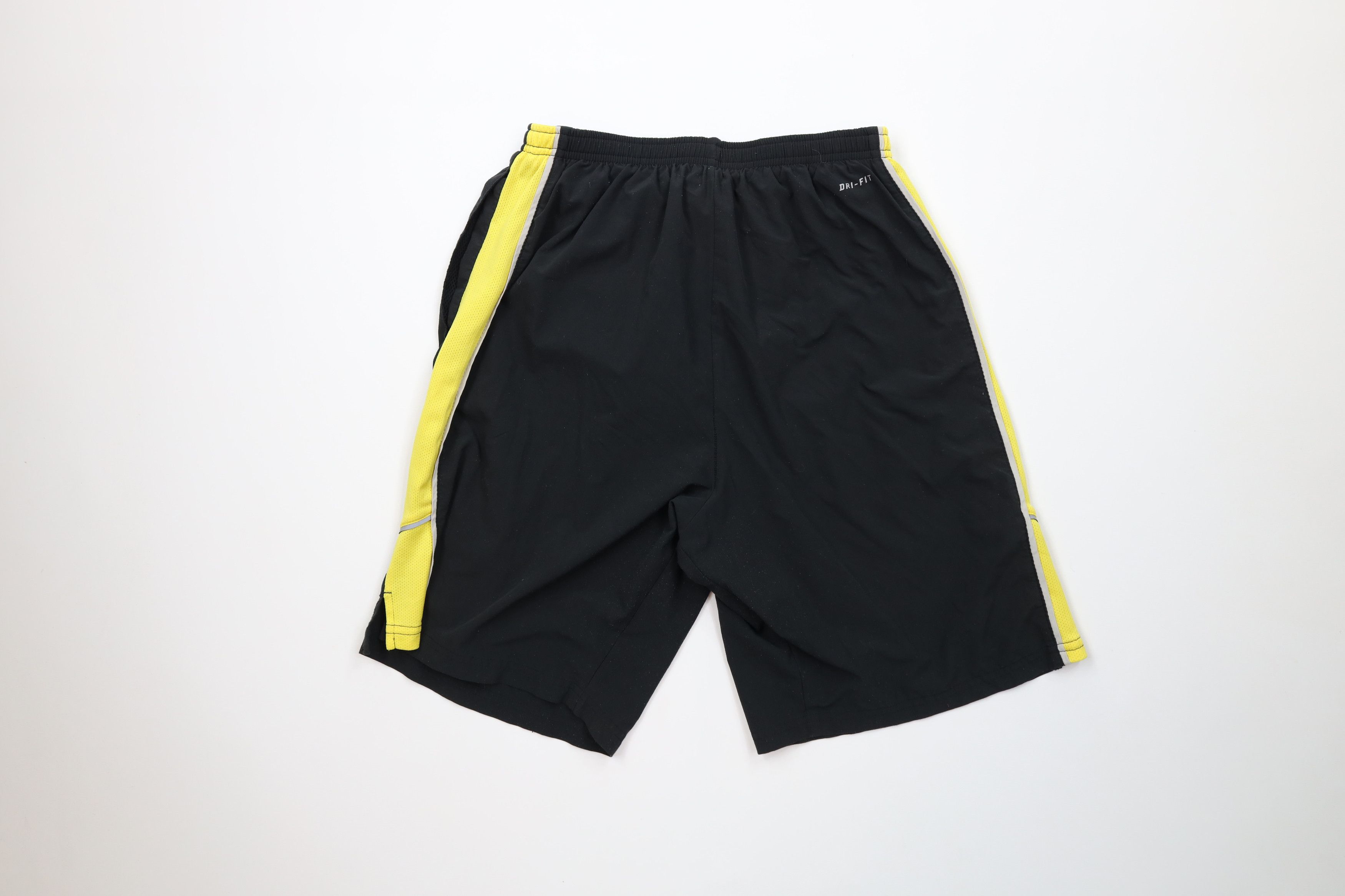 Nike Vintage Y2K Nike Mini Swoosh Reflective Lined Shorts Black Size US 32 / EU 48 - 9 Thumbnail