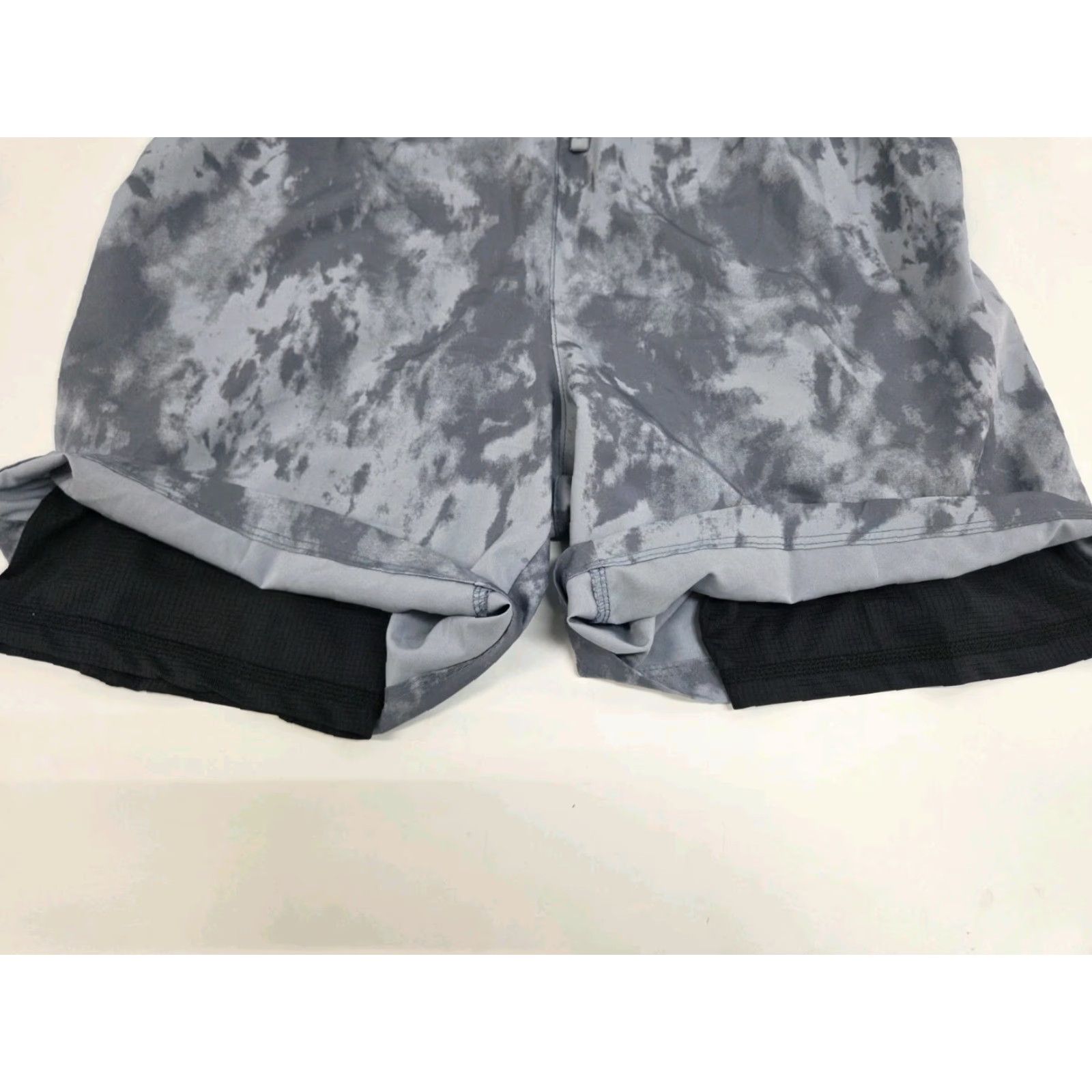 Vintage Skorq Mens Blue Lined Shorts Athletic 6 in Inseam Side Zip Pocket Drawstring Quick Dry Pockets Elastic Waist 34 in Waist Regular L #8198 Size US 33 - 5 Thumbnail