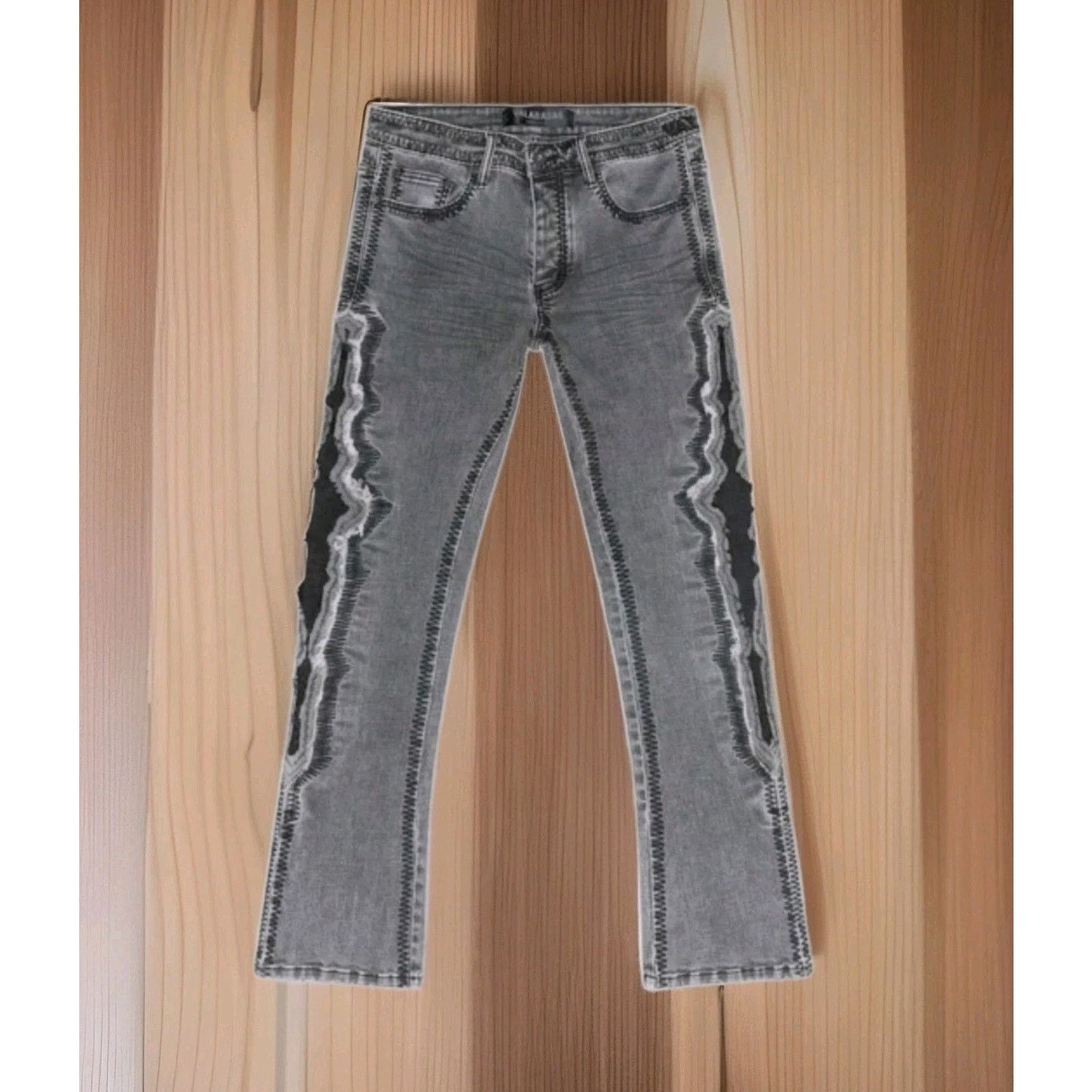 Valabasas Valabasas Spectral Stacked Flare Jeans Distressed Denim 32 Size US 32 / EU 48 - 3 Thumbnail