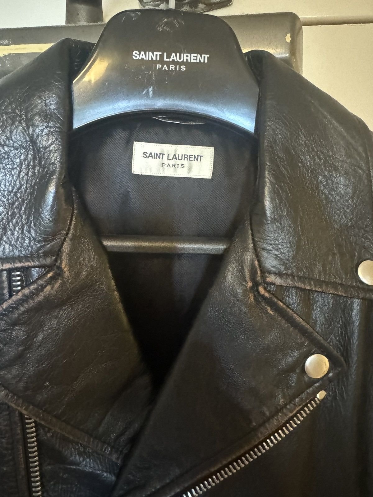 Saint Laurent Paris Saint Laurent Paris No Smoking L01 Leather Jacket Hedi Size US M / EU 48-50 / 2 - 4 Thumbnail