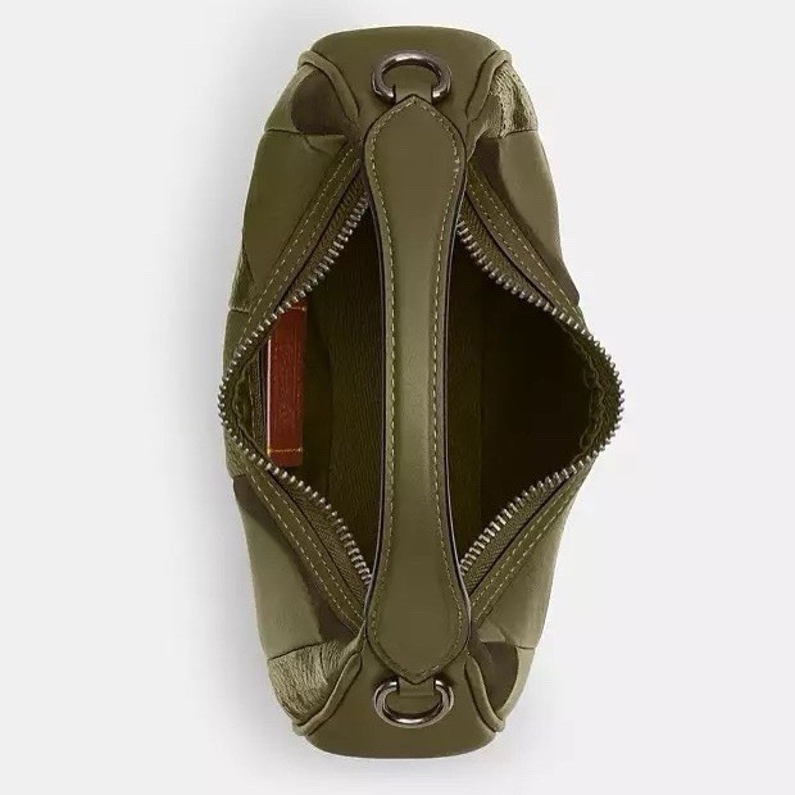Coach NWT Coach Carmen Mini Crossbody Bag CCE64 Gunmetal/Olive Size ONE SIZE - 11 Thumbnail