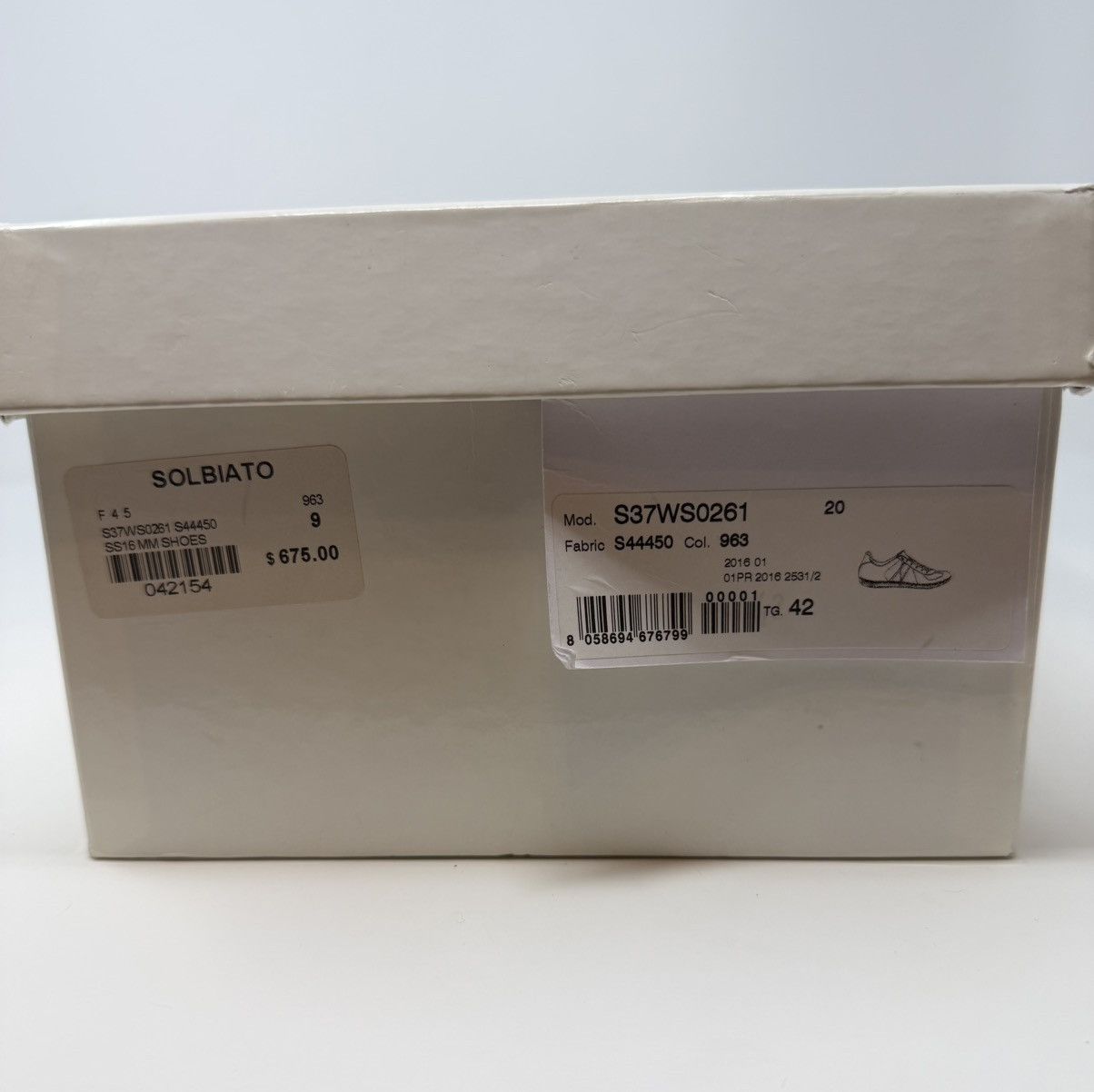 Maison Margiela Maison Margiela Replica GAT Snakeskin Rubber Sneaker Size US 9 / EU 42 - 10 Thumbnail