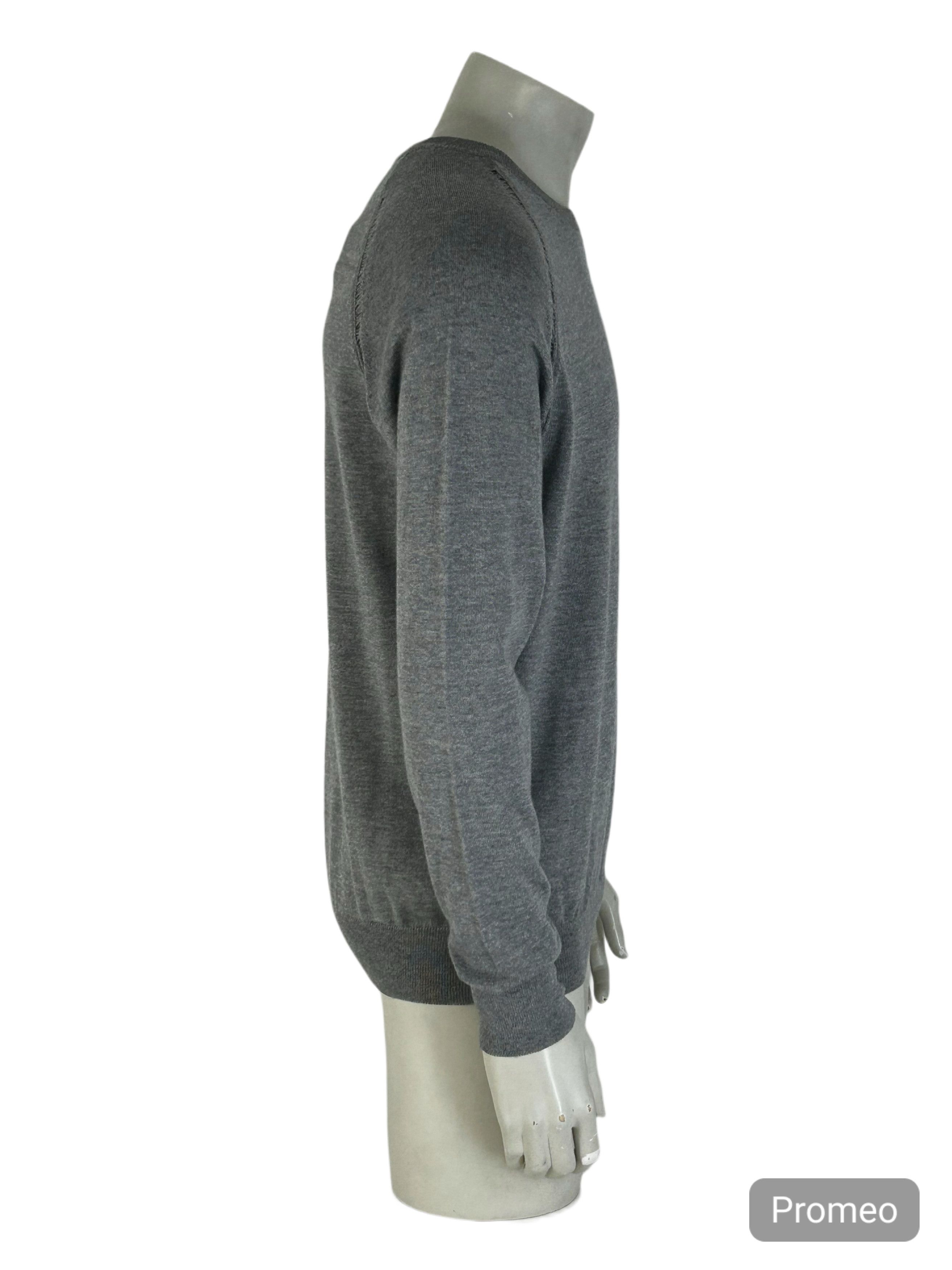 Dior DIOR HOMME DESTROYED DETAIL RAGLAN SHOULDER KNIT Size US XL / EU 56 / 4 - 2 Thumbnail