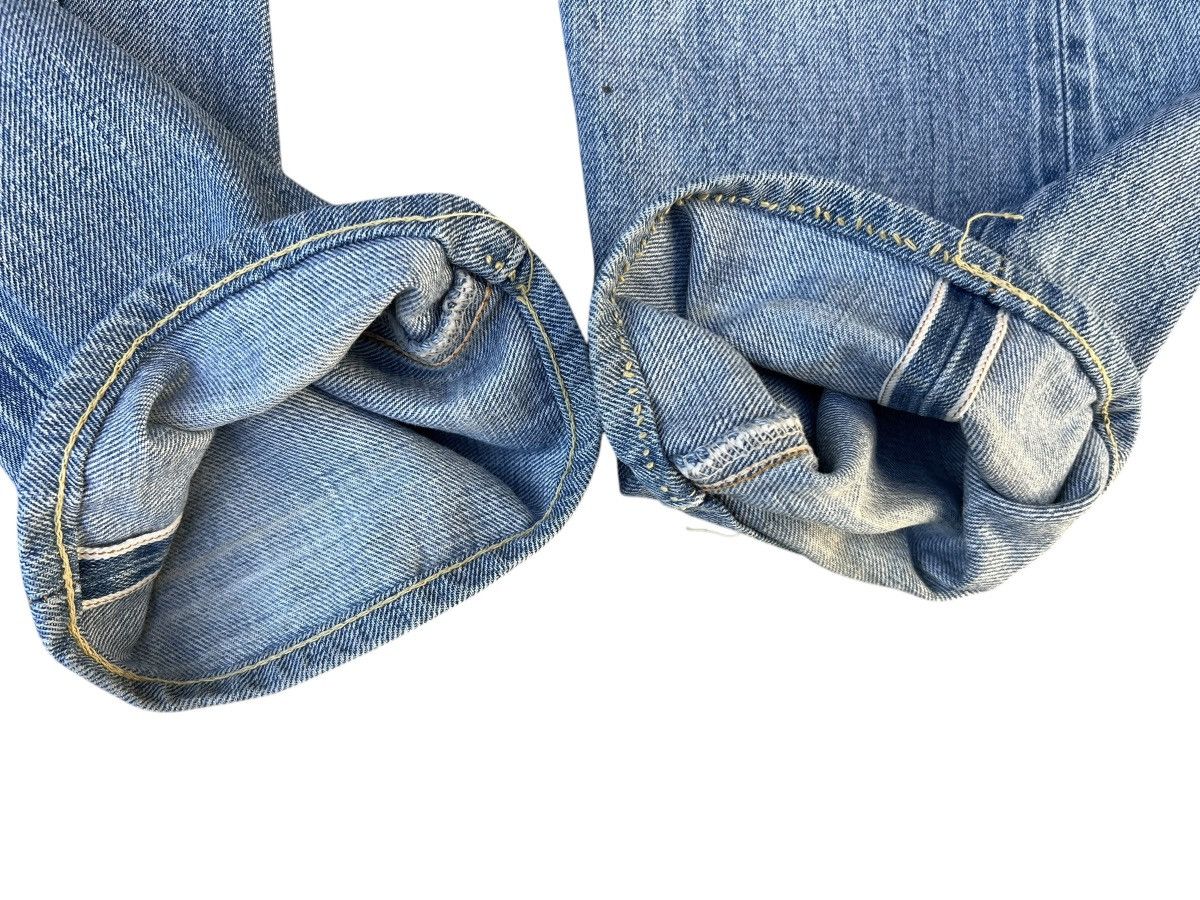 Denime Vintage DENIME Japan Ripped Faded Mud Denim Selvedge Jeans Size US 31 - 14 Thumbnail
