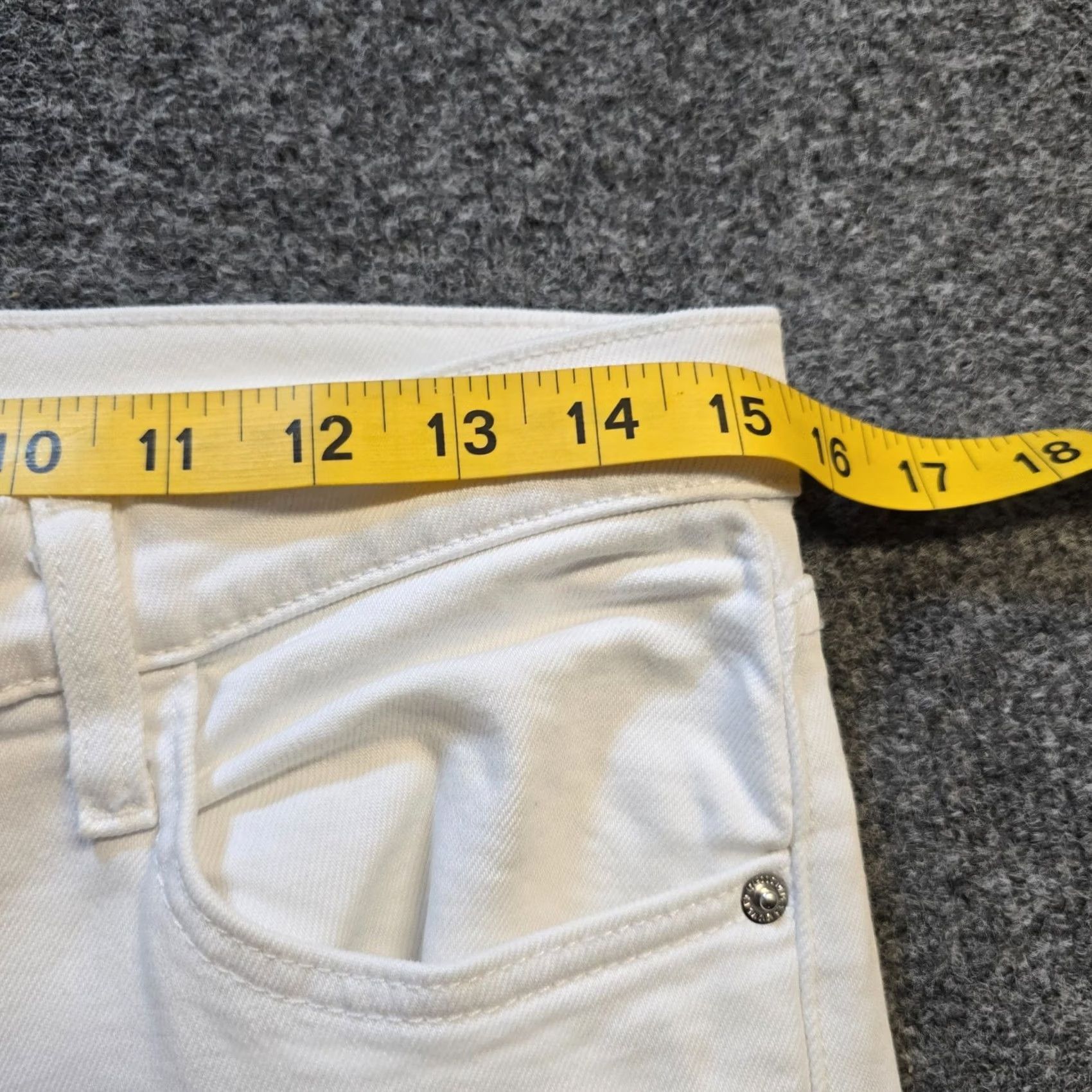 Vintage Current/Elliott Jeans Womens Size 28 White Denim Skinny Split Seam Capsule Casual MONTHLY Size 28" / US 6 / IT 42 - 5 Thumbnail