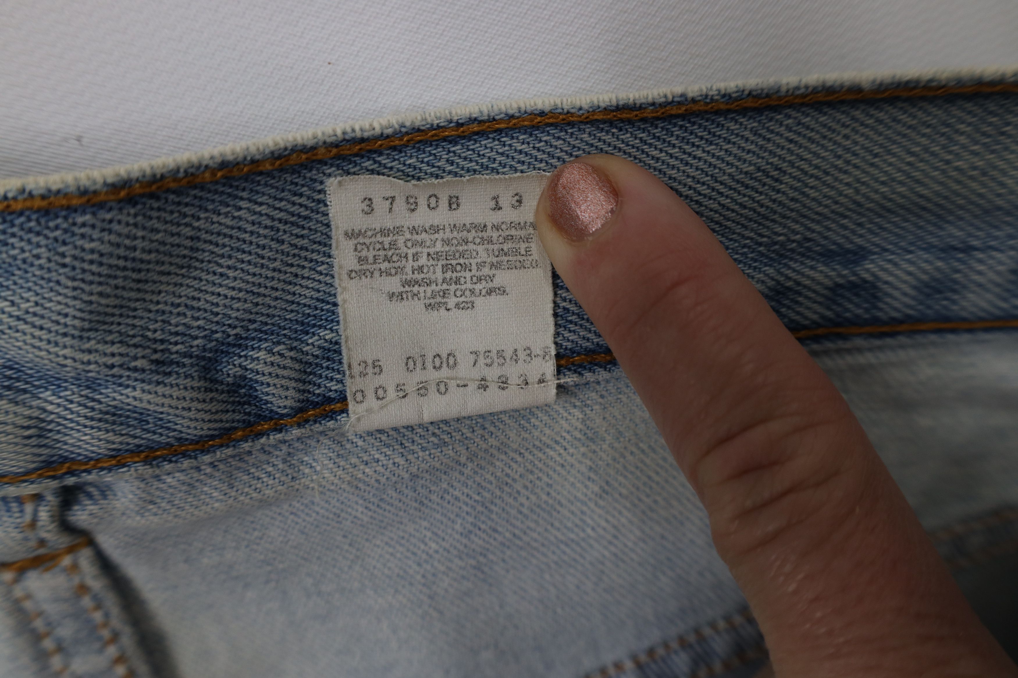 Levi's Vintage Y2K 2000 Levis 550 Relaxed Fit Denim Jeans Blue Size US 36 / EU 52 - 12 Thumbnail