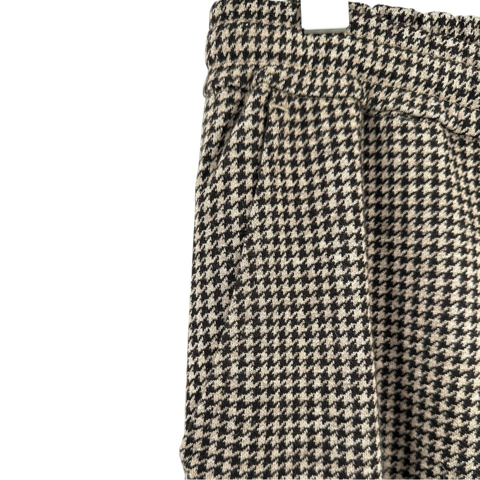Todd Snyder Gray Brown Wool Houndstooth Pant - Double Knit Pants Size US 28 / EU 44 - 5 Thumbnail