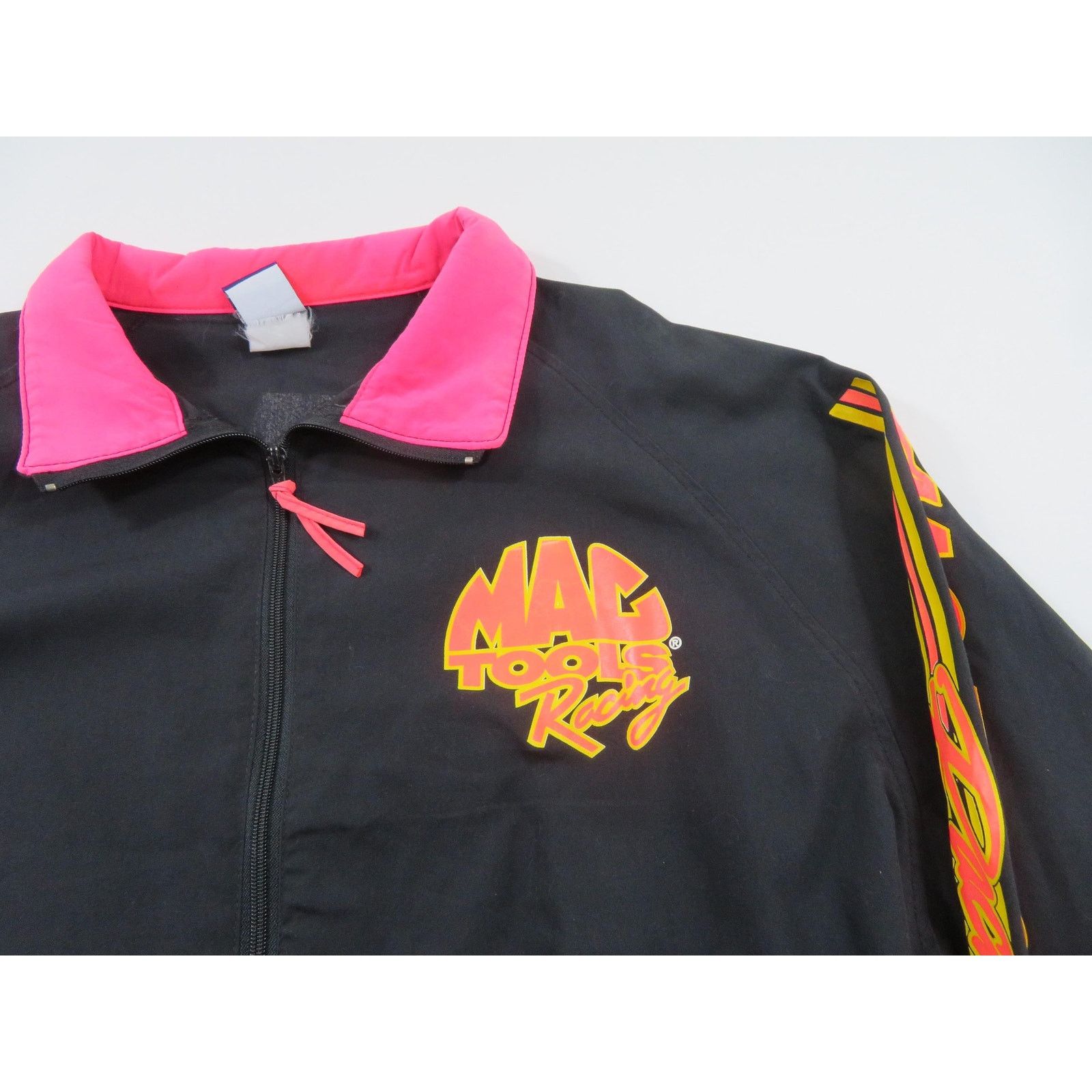 Swingster Mac Tools Racing Windbreaker Bomber Black Jacket Sz XL 1990s Size US XL / EU 56 / 4 - 7 Thumbnail