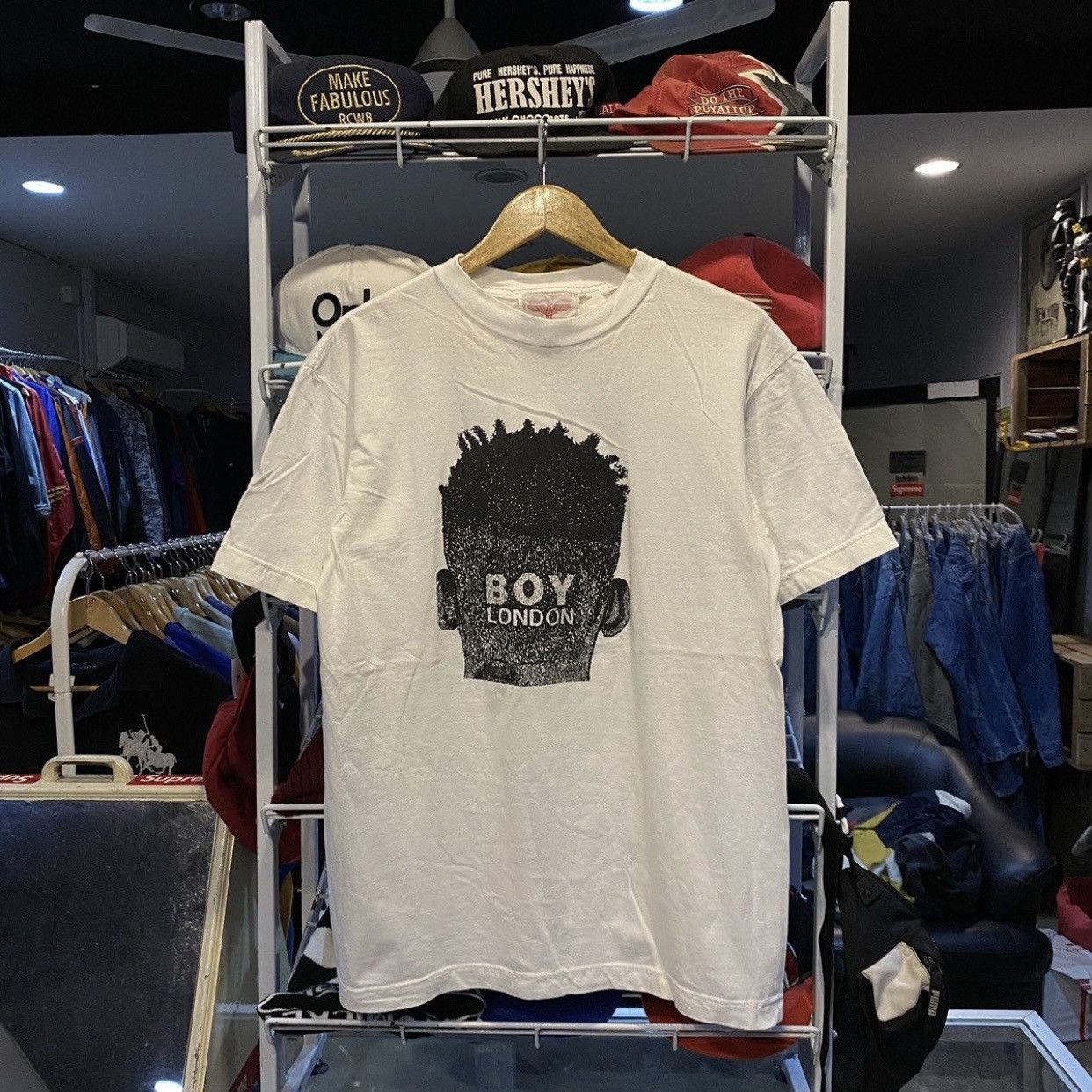 Boy London Vintage 90's Boy London "British Invention" Post-Punk TShirt Size US M / EU 48-50 / 2 - 1 Thumbnail