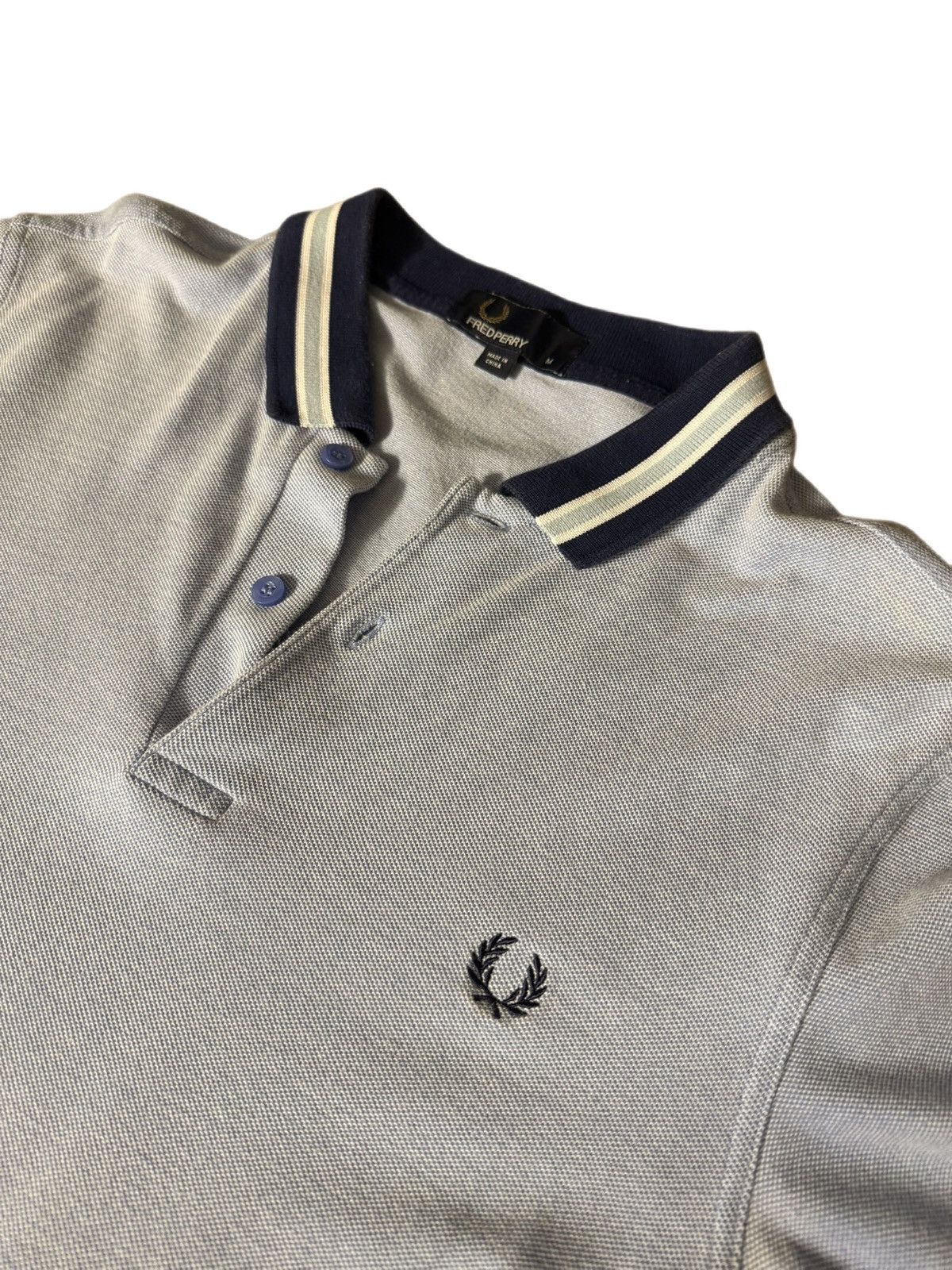 Fred Perry Fred Perry Polo in Light Blue/Navy Size US M / EU 48-50 / 2 - 2 Thumbnail