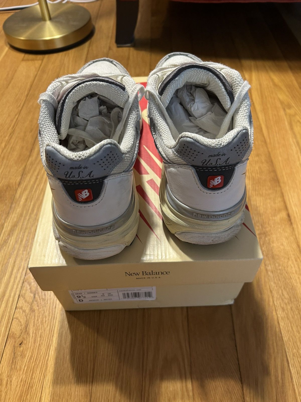 New Balance New Balance 990v3 MiUSA Teddy Santis Sea Salt Size US 9.5 / EU 42-43 - 4 Thumbnail