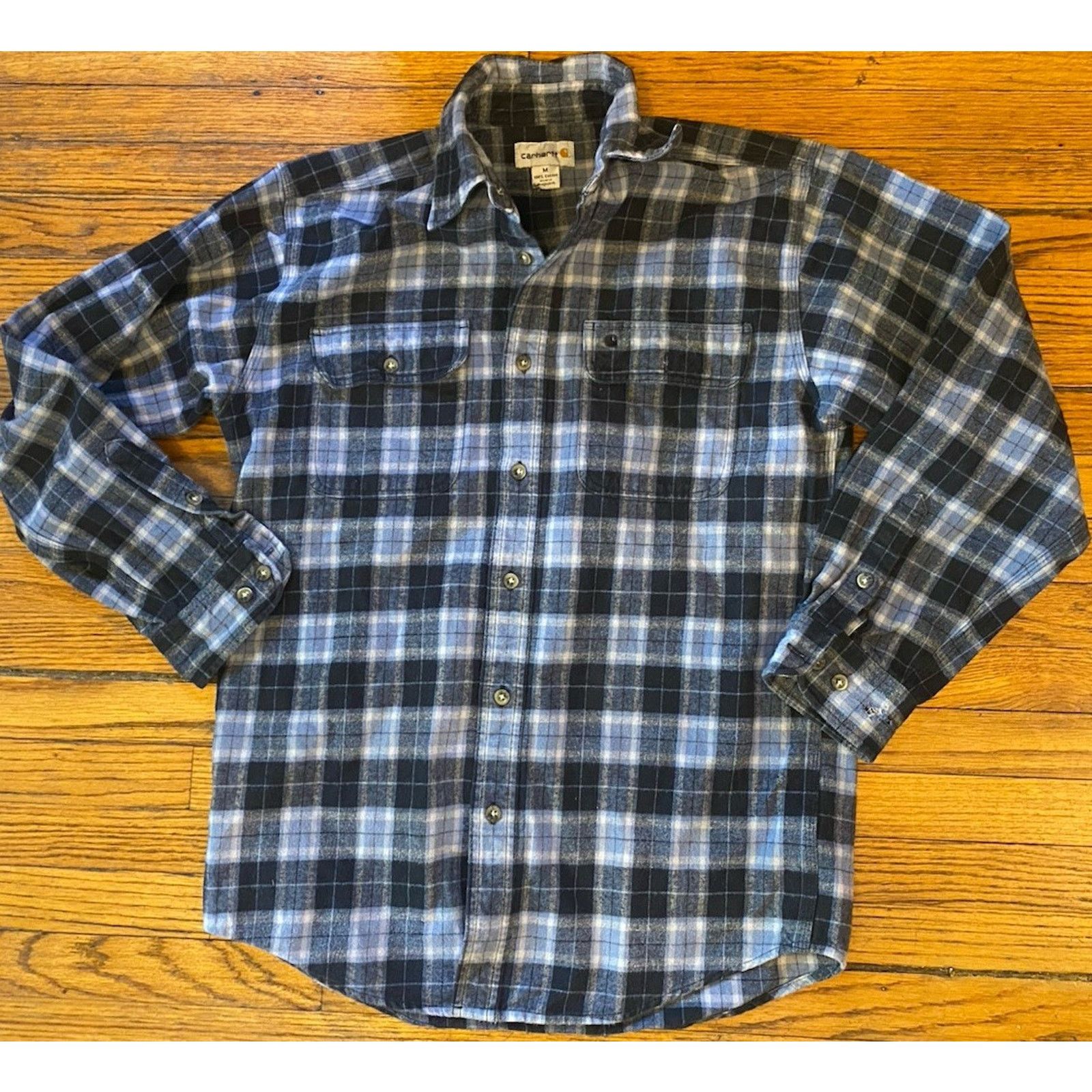 Carhartt Carhartt Shacket Loose Heavyweight Flannel Shirt Men's M Size US M / EU 48-50 / 2 - 1 Thumbnail