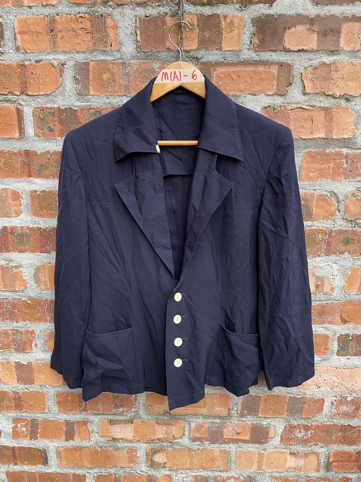 Yohji Yamamoto 1990s Y’S side pocket light blazer jacket Size S / US 4 / IT 40 - 2 Thumbnail