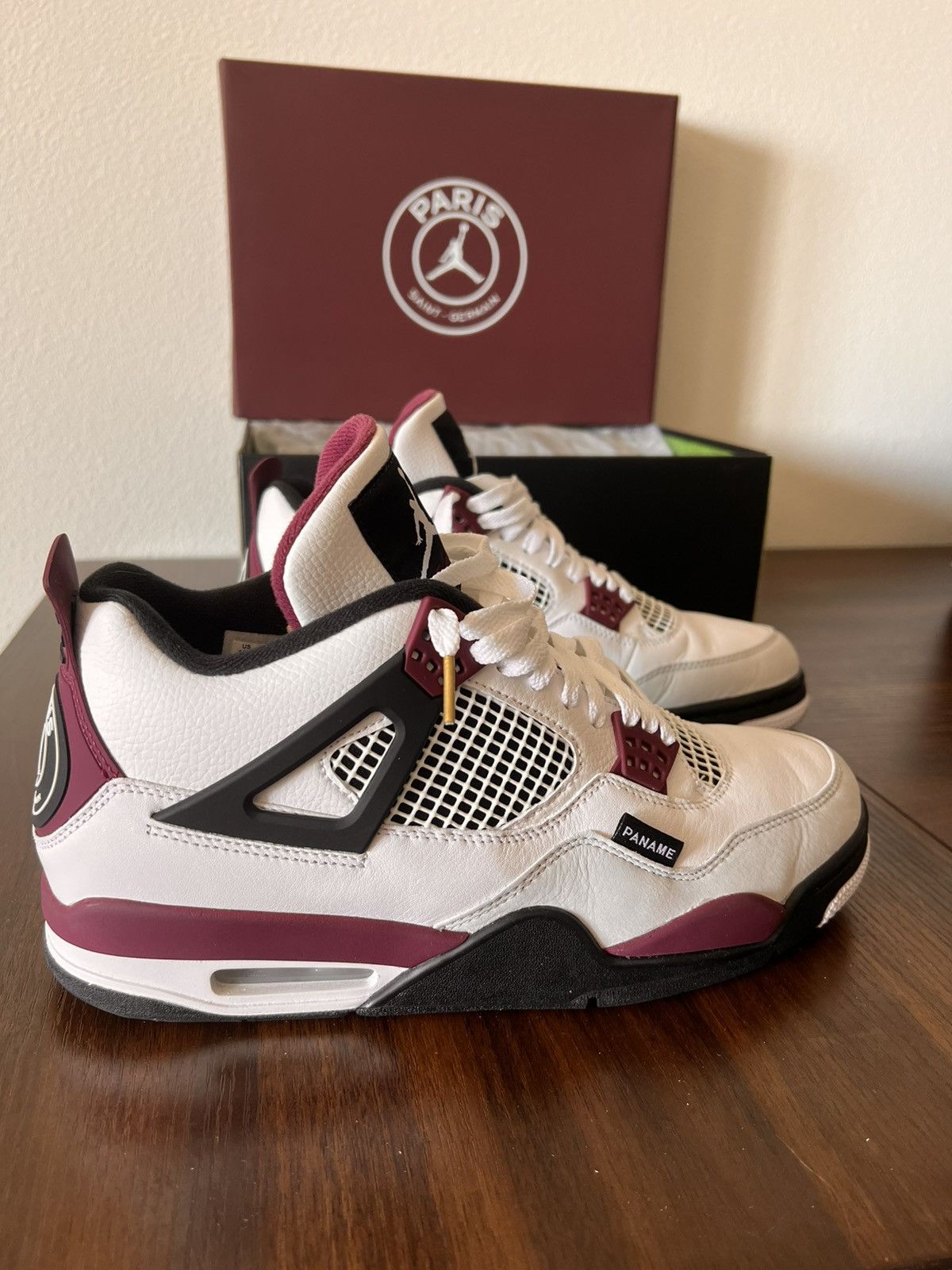 Jordan Brand Air Jordan 4 Retro PSG Size US 10.5 / EU 43-44 - 1 Thumbnail