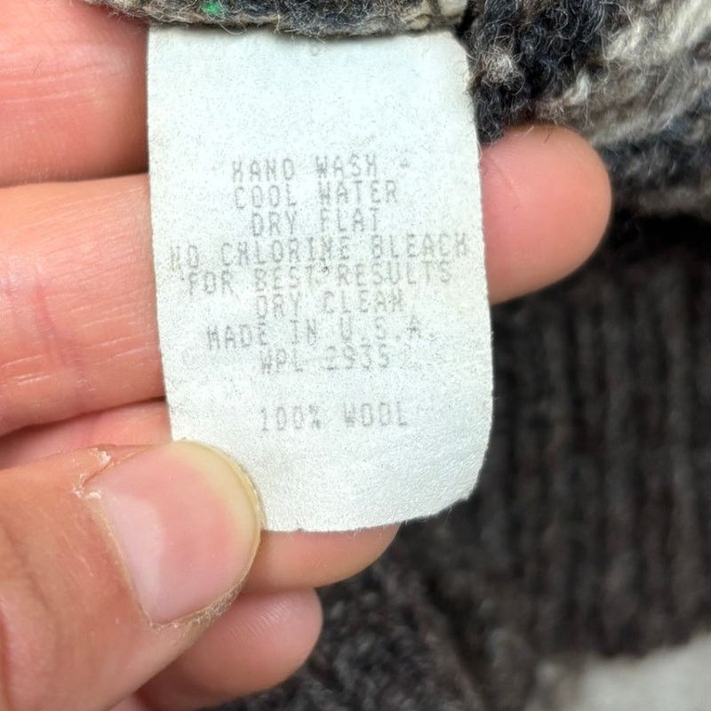 Rei × Vintage VTG 90s REI Wool Fair Isle Button Pullover Sweater Men's S Size US S / EU 44-46 / 1 - 7 Thumbnail