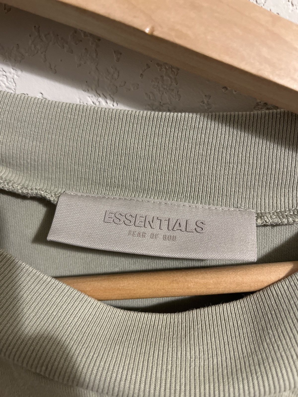 Essentials × Fear of God Essentials Seafoam green tee Size US M / EU 48-50 / 2 - 6 Thumbnail