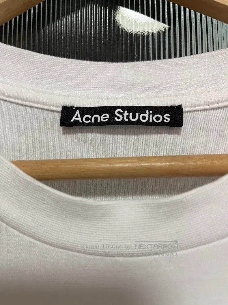 Acne Studios Acne Studios Smiley Printed Solid Color Round Neck Short S Size US XL / EU 56 / 4 - 3 Thumbnail