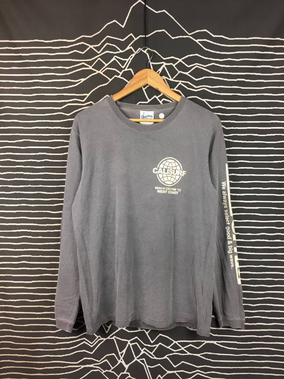 Vintage Vtg California Malibu Surf Design Long Sleeve Tee Size US M / EU 48-50 / 2 - 7 Thumbnail