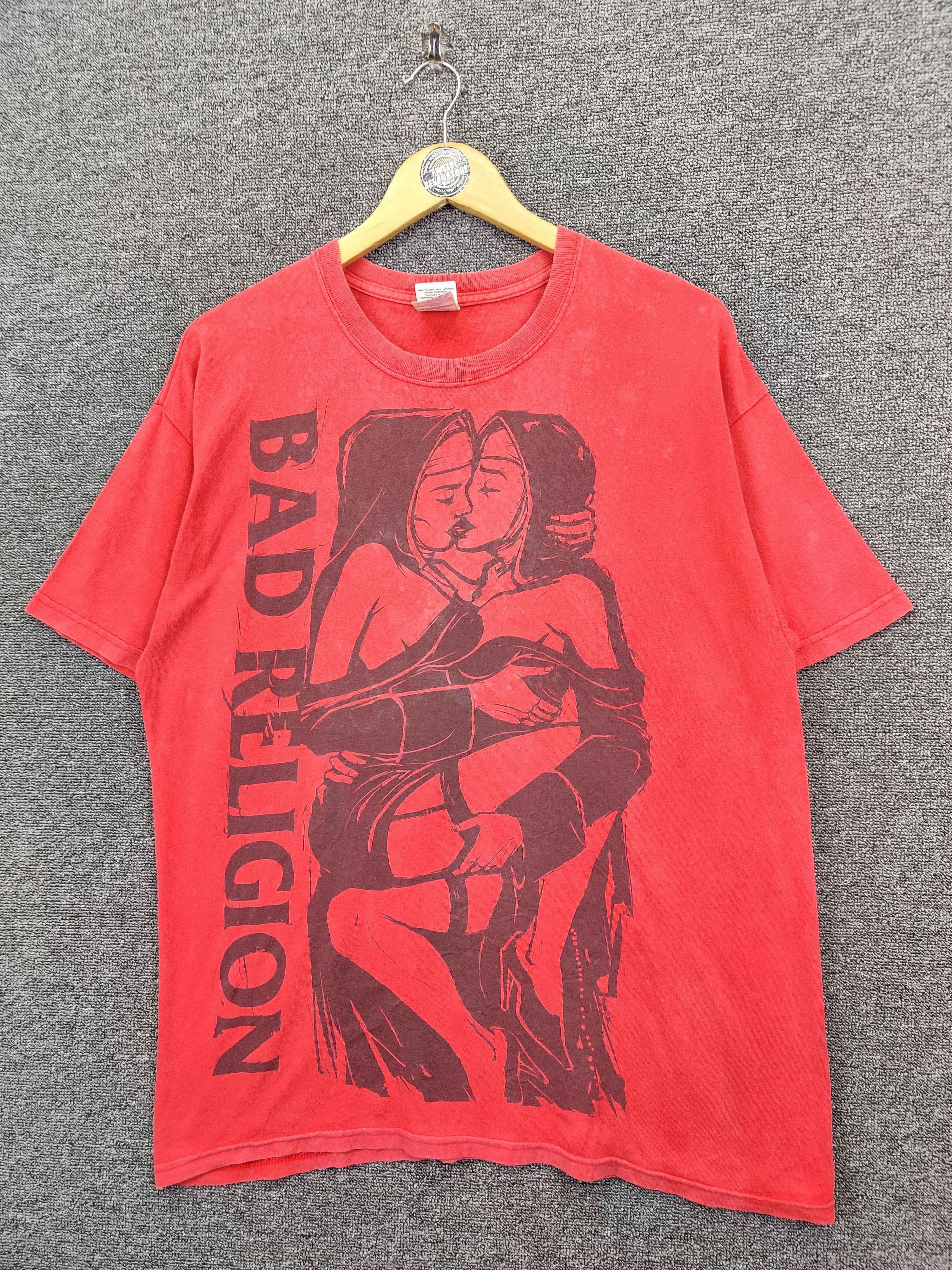 Band Tees Vintage Bad Religion Naughty Nuns Punk Rock Band Tshirt Size US L / EU 52-54 / 3 - 2 Thumbnail