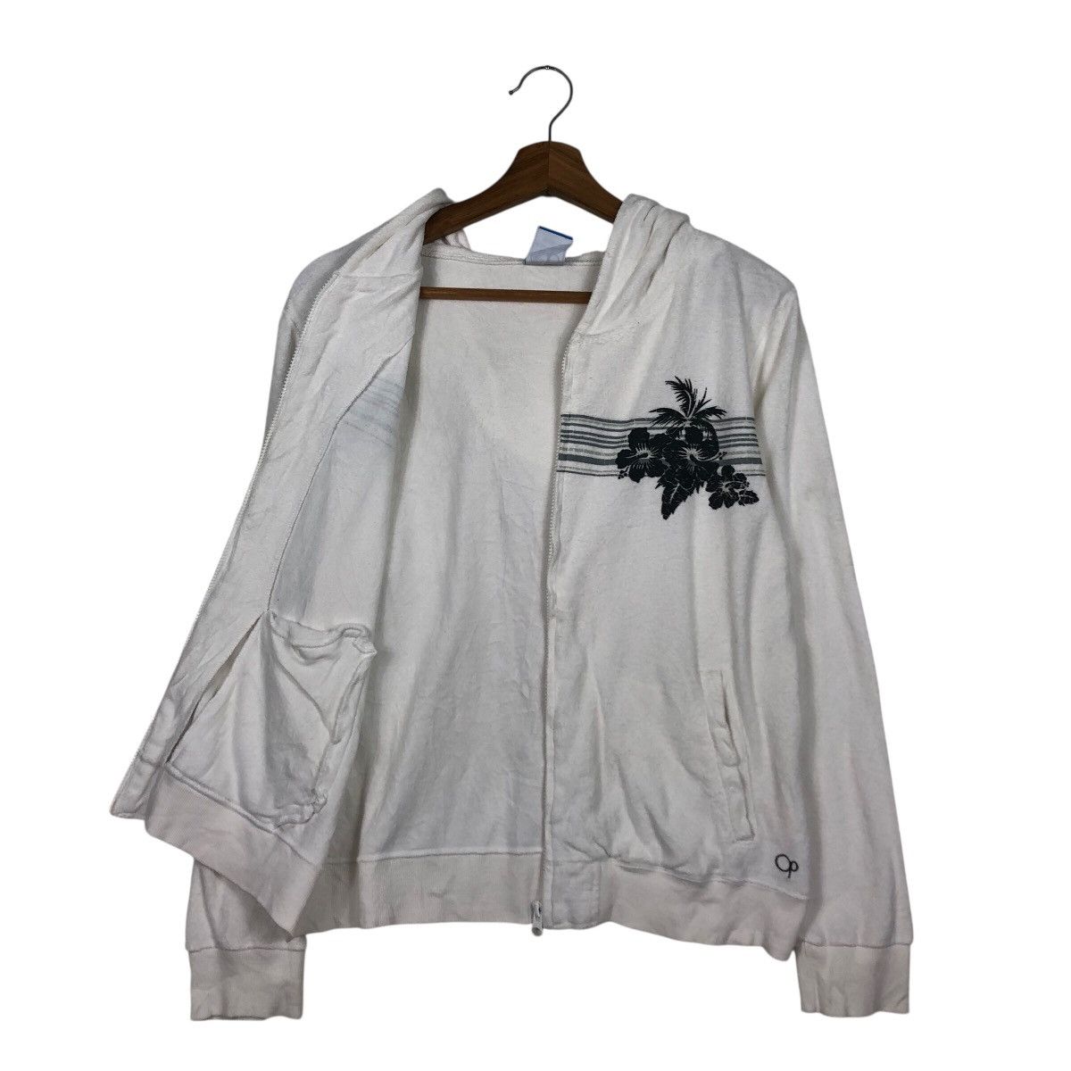 Japanese Brand 📌Vintage Zipper Hoodie Ocean Pacific Sunwear Big Logo Hawaii Size US M / EU 48-50 / 2 - 13 Thumbnail
