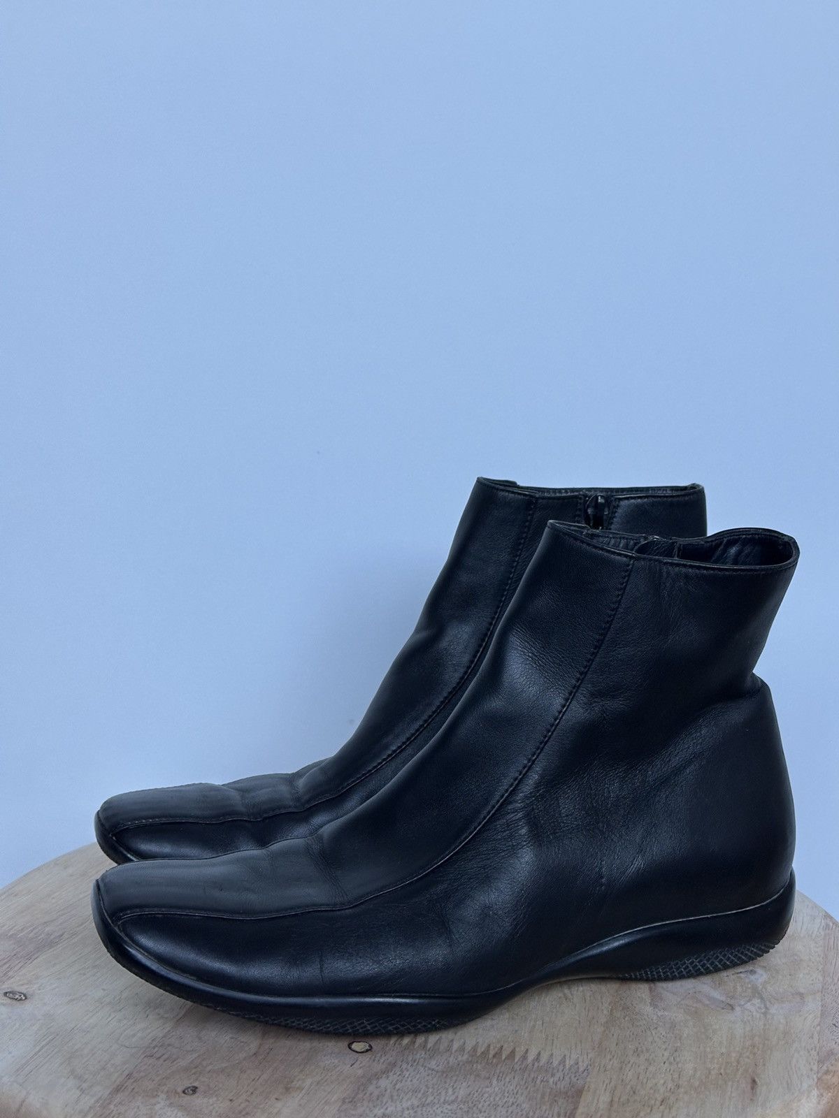 Prada Prada leather ankle boots vintage Size US 6.5 / IT 36.5 - 1 Thumbnail