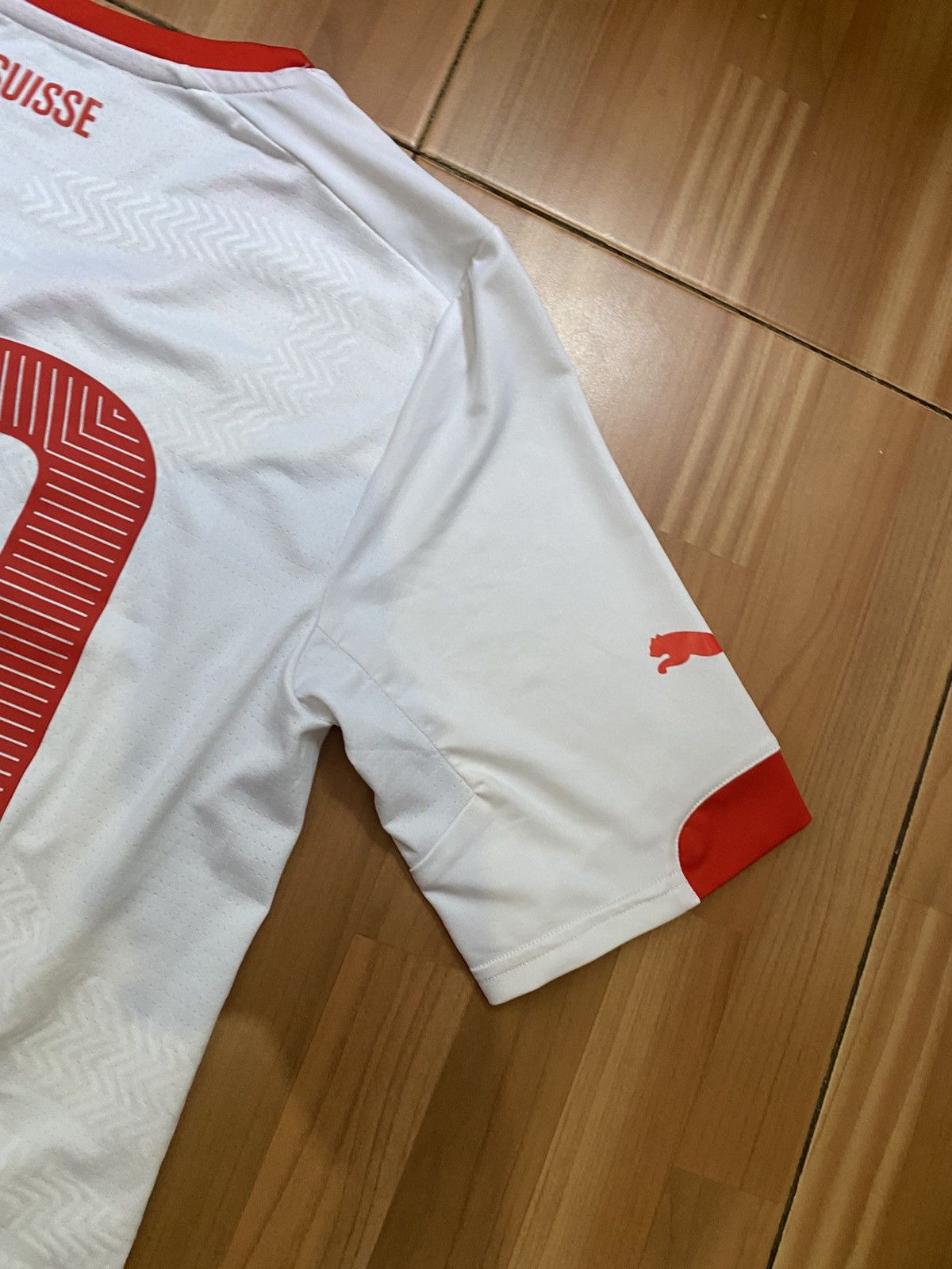 Puma Puma Switzerland 2014 World Cup Football Away Jersey #19 Size M / US 6-8 / IT 42-44 - 11 Thumbnail