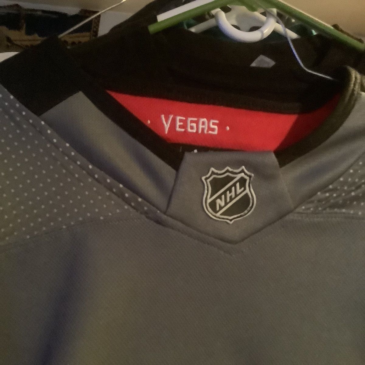 NHL NHL Adidas Indo Vegas Golden Knights Gray Hockey Jersey, 48 Size US M / EU 48-50 / 2 - 2 Thumbnail