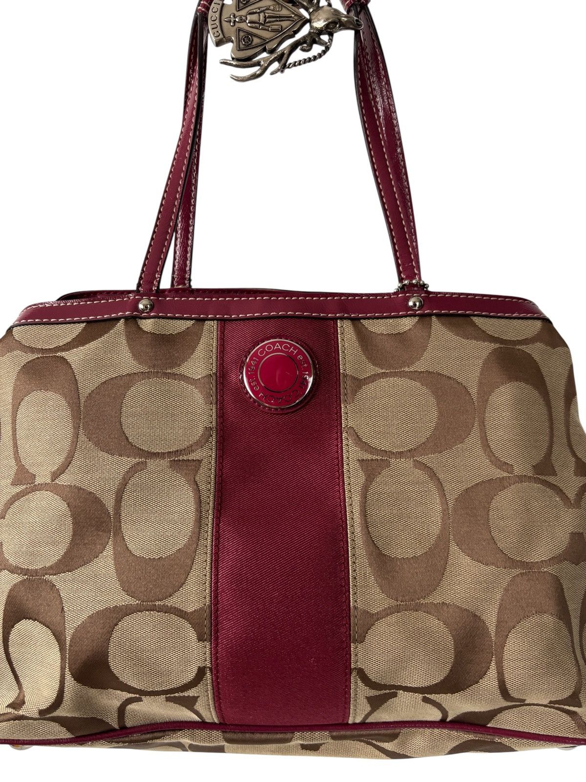 Coach × Vintage Vintage Coach Monogram Canvas bag Size ONE SIZE - 5 Thumbnail