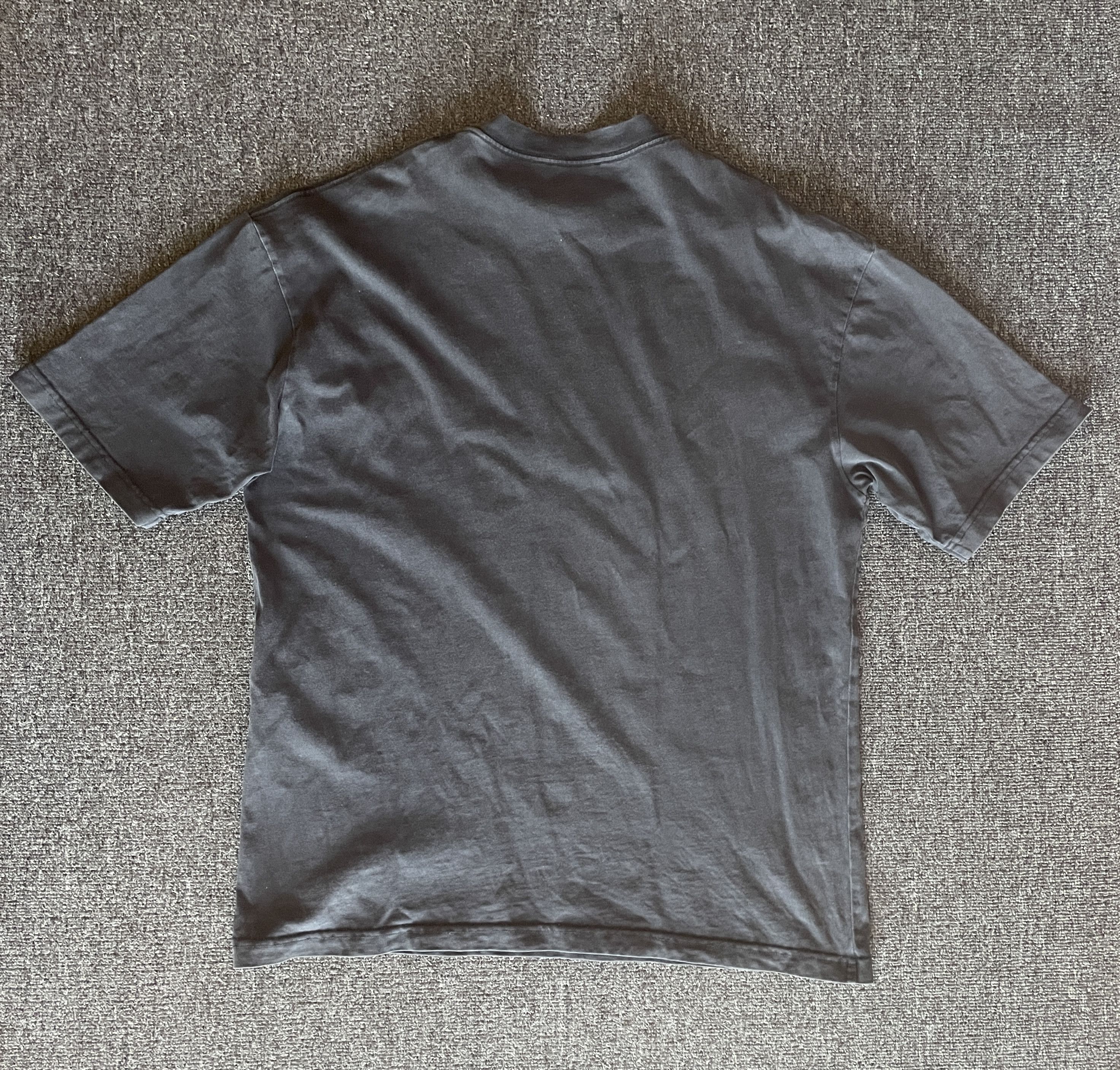 Balenciaga Balenciaga unisex fade oversize embroider t-shirt size XS Size US XS / EU 42 / 0 - 4 Thumbnail