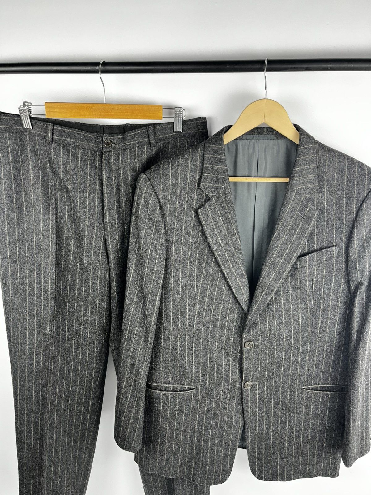 Giorgio Armani Armani wool suit vintage archive Size 54R - 5 Thumbnail