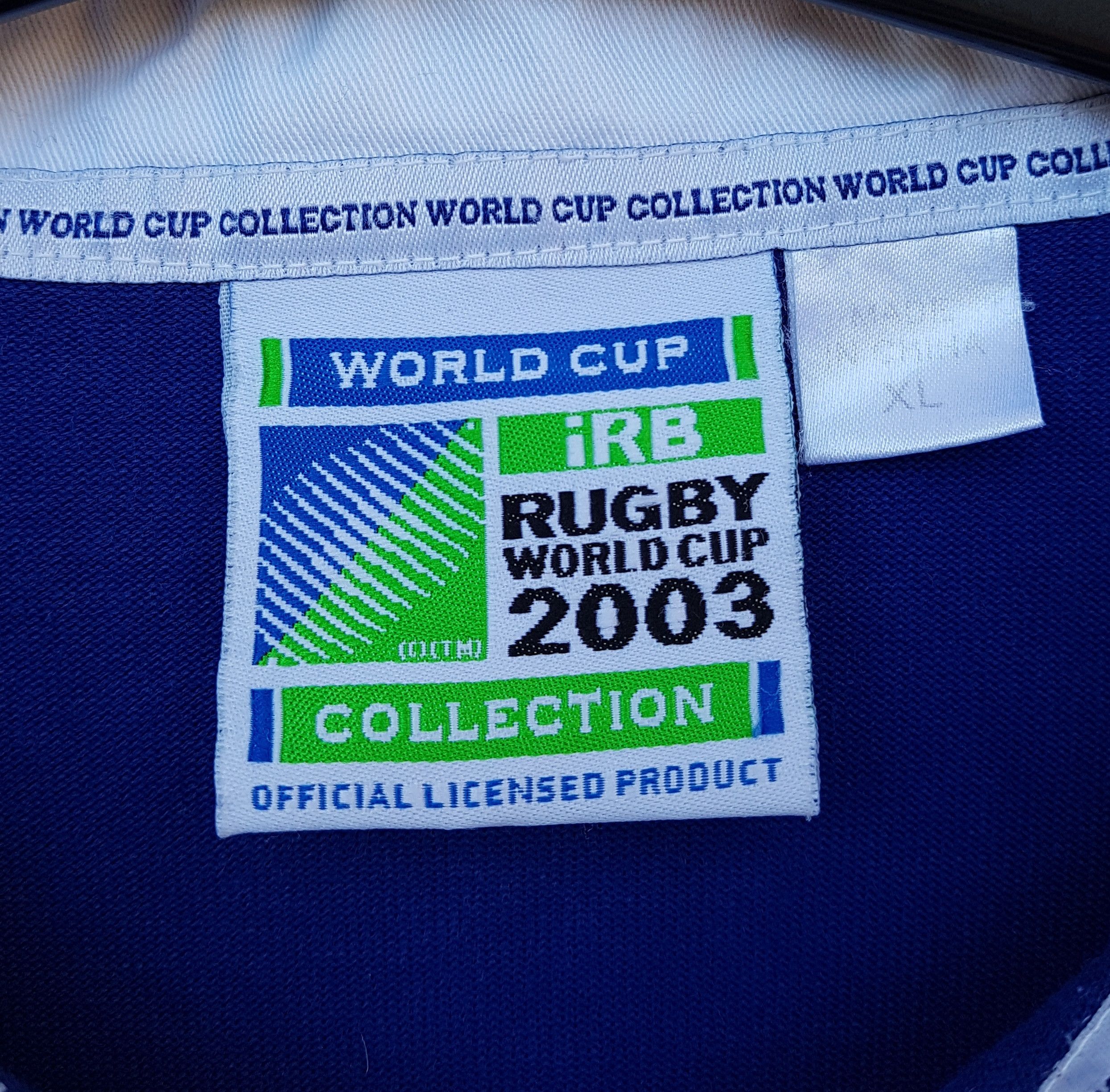 Reebok Reebok IRB Australia Rugby Shirt 2003 World Cup Polo Jersey Size US XL / EU 56 / 4 - 6 Thumbnail