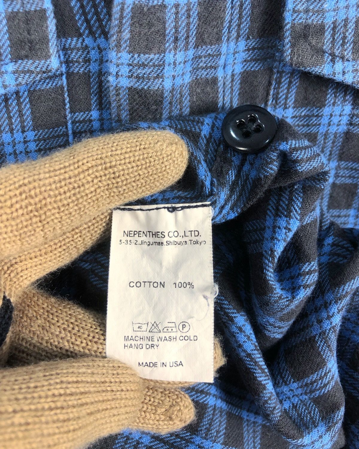 Nepenthes Rare Nepenthes New York Button Ups Flannel Shirt Made in USA Size XS / US 0-2 / IT 36-38 - 9 Thumbnail