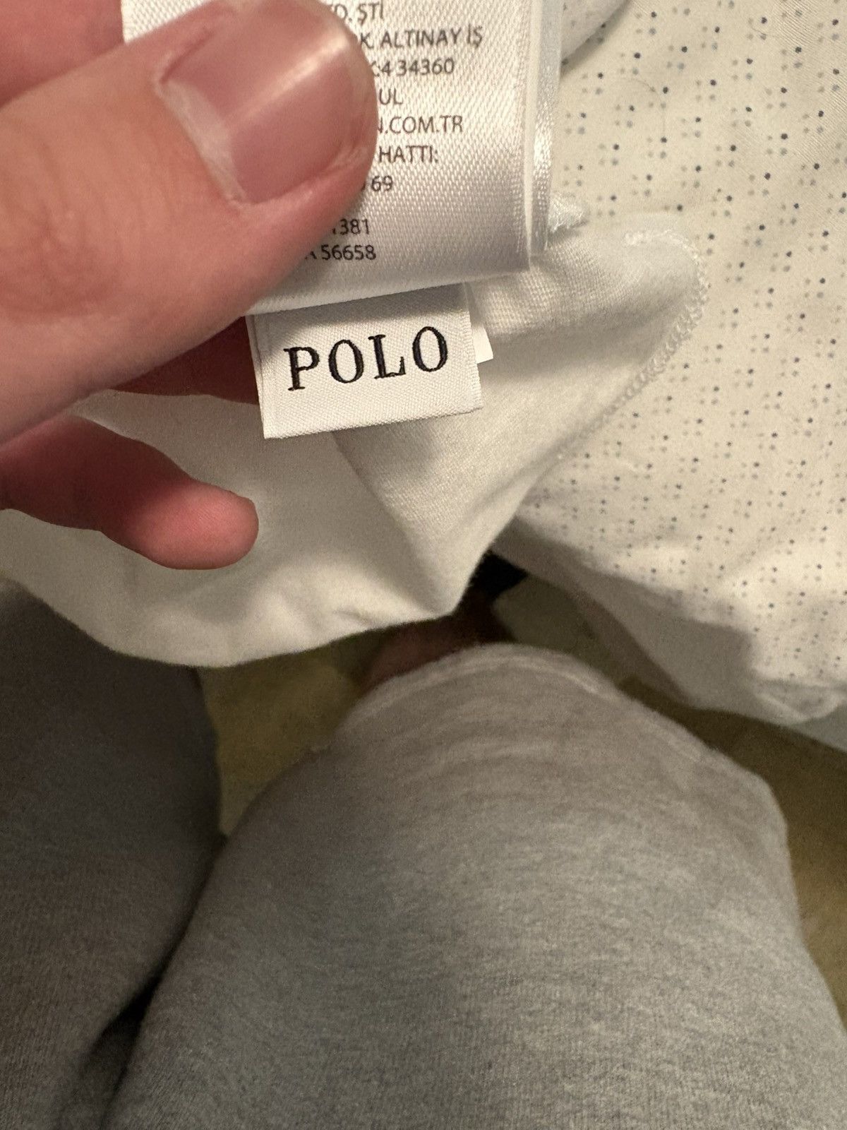 Polo Ralph Lauren White tee with navy chest embroidered logo Size US S / EU 44-46 / 1 - 5 Thumbnail