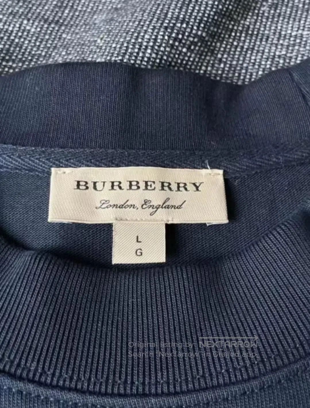Burberry Burberry Back Logo Sweatshirt| Size US L / EU 52-54 / 3 - 3 Thumbnail