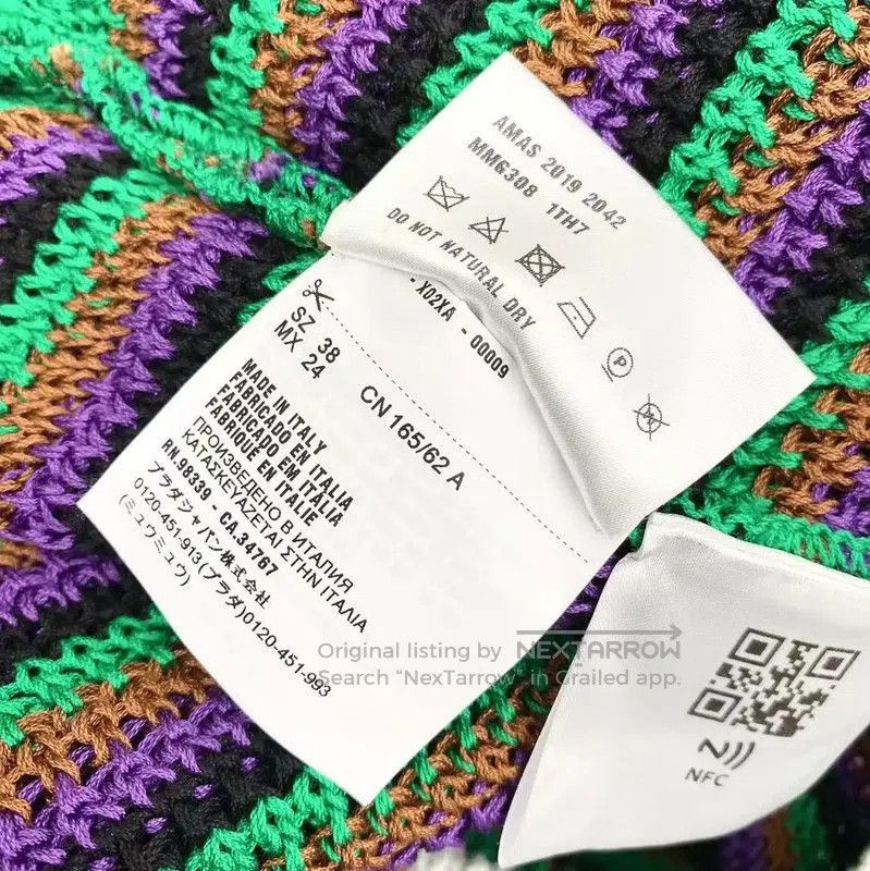 Miu Miu Miu Miu Multicolor Cotton Women's Skirt . Size 28" / US 6 / IT 42 - 5 Thumbnail