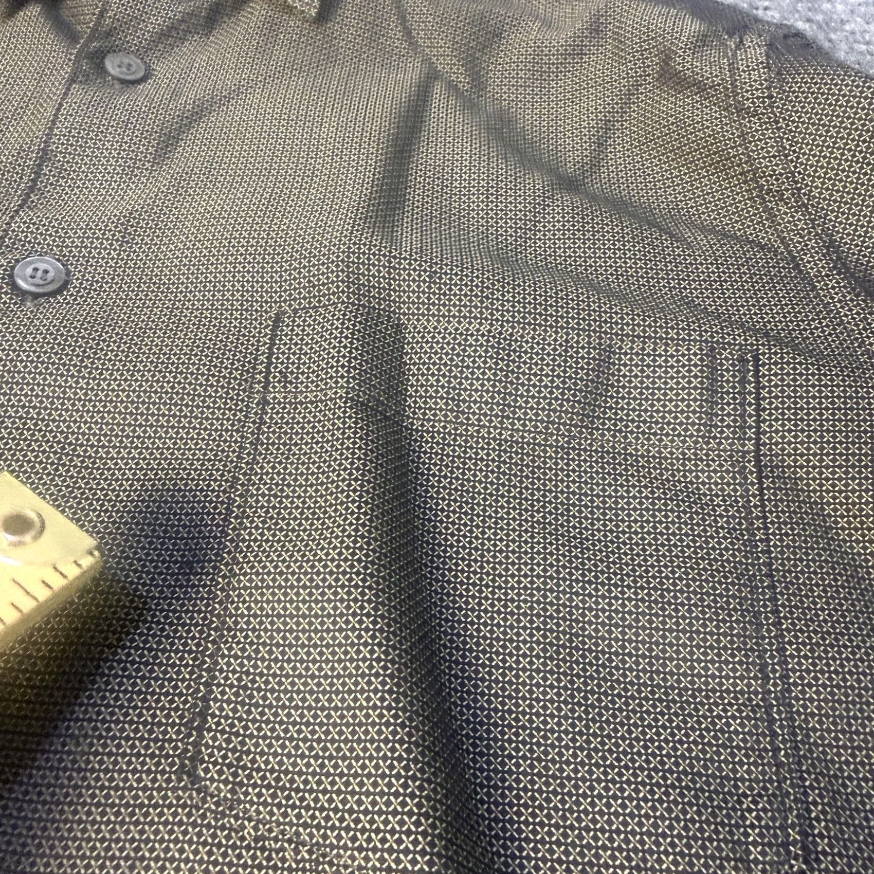 Ermenegildo Zegna Ermenegildo Zegna Shirt Mens Large Brown Green Long Sleeve Cotton Button Up Size US L / EU 52-54 / 3 - 7 Thumbnail