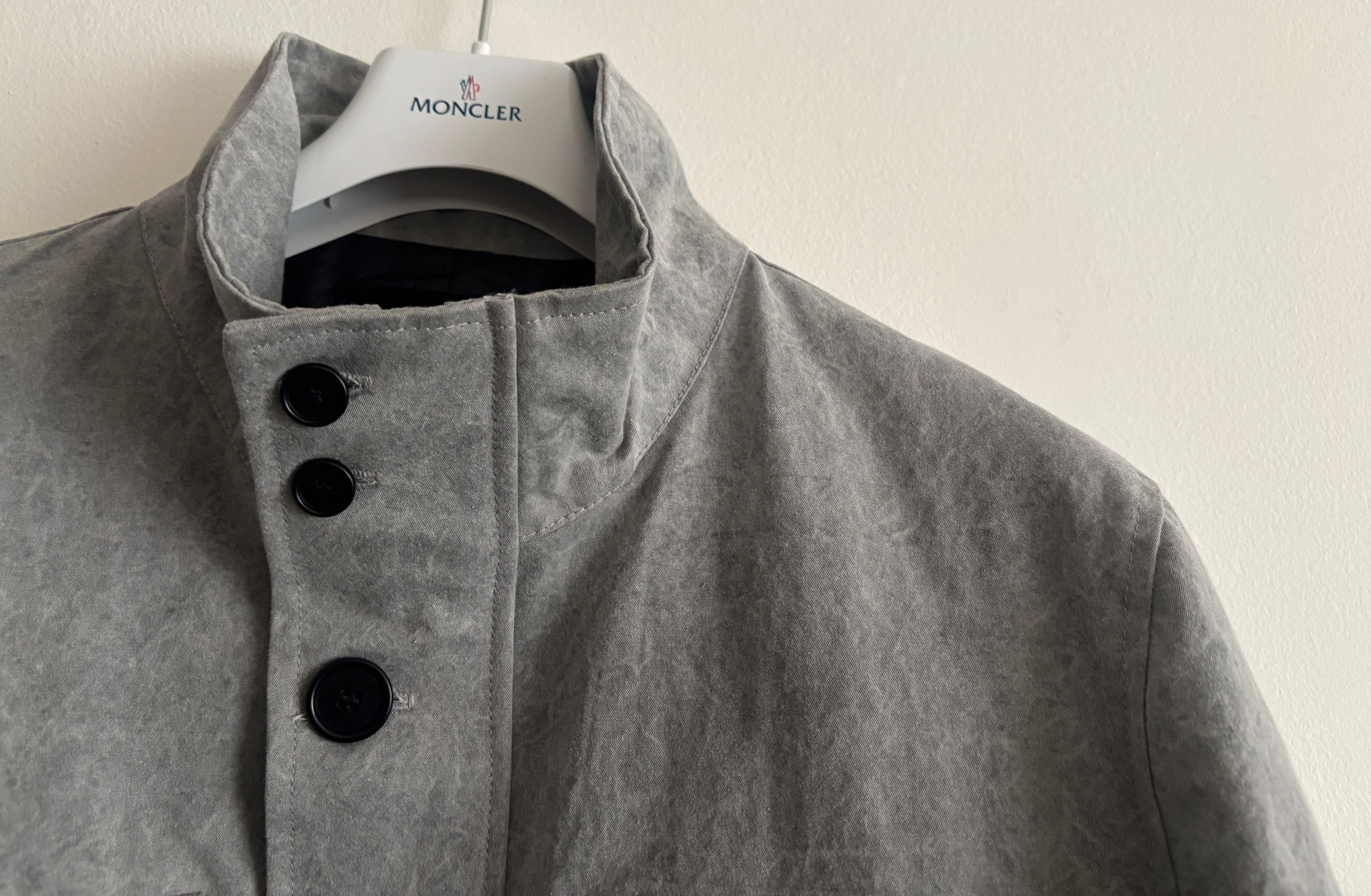 Other $445 Grey Cotton Stonewashed Zippered Field Jacket - XL Size US XL / EU 56 / 4 - 9 Thumbnail