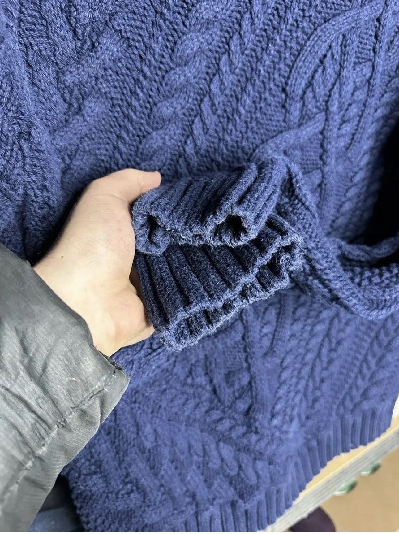 Polo Ralph Lauren POLO RALPH LAUREN Cable Big Knit Sweater Size XL / US 12-14 / IT 48-50 - 8 Thumbnail