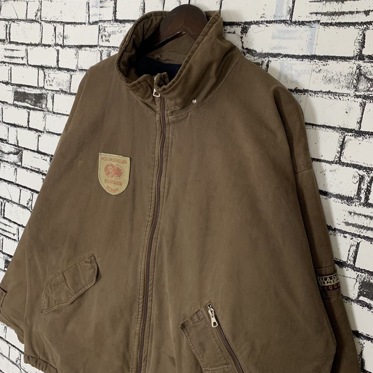 Napapijri Vintage Napapijri Voyage High Tenacity Thick Cotton Jacket Size US L / EU 52-54 / 3 - 4 Thumbnail