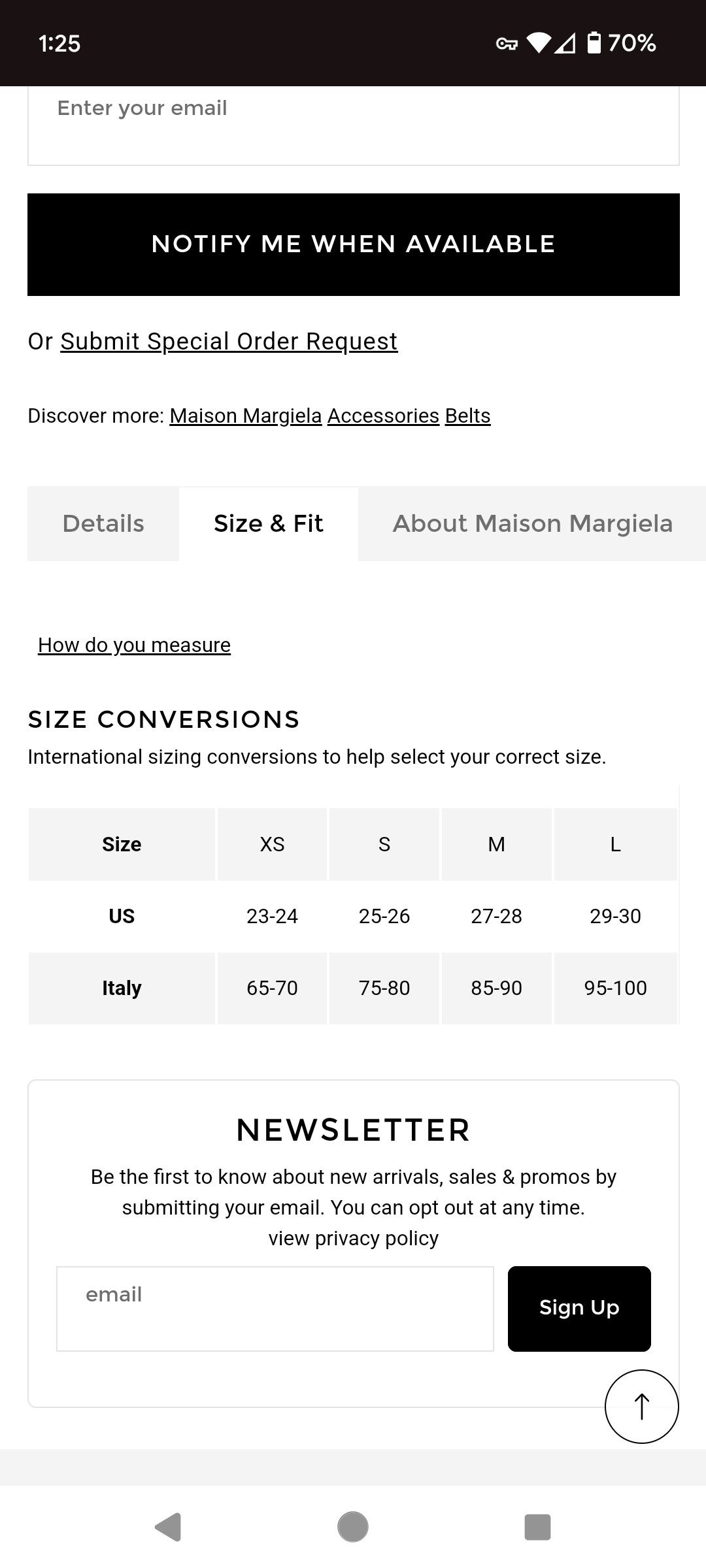 Maison Margiela Maison Margiela Belt Red Leather 30" Large Size 30 - 11 Thumbnail