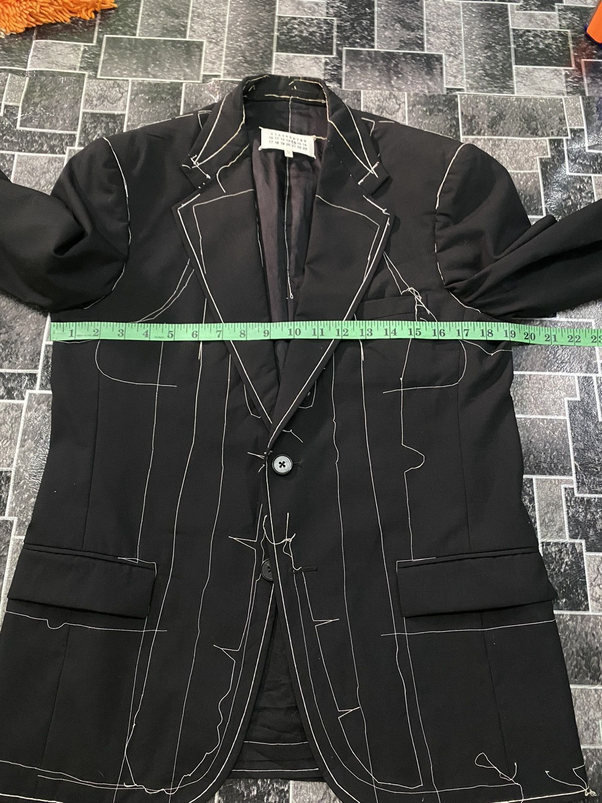 Maison Margiela Basting Stitching Blazer SS17