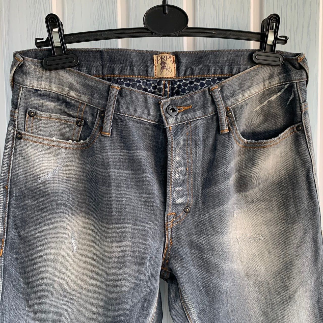 Designer × Japanese Brand × Prps PRPS Gremlin Fit Bruised Never Broke Faded Cotton Jeans Size US 31 - 3 Thumbnail