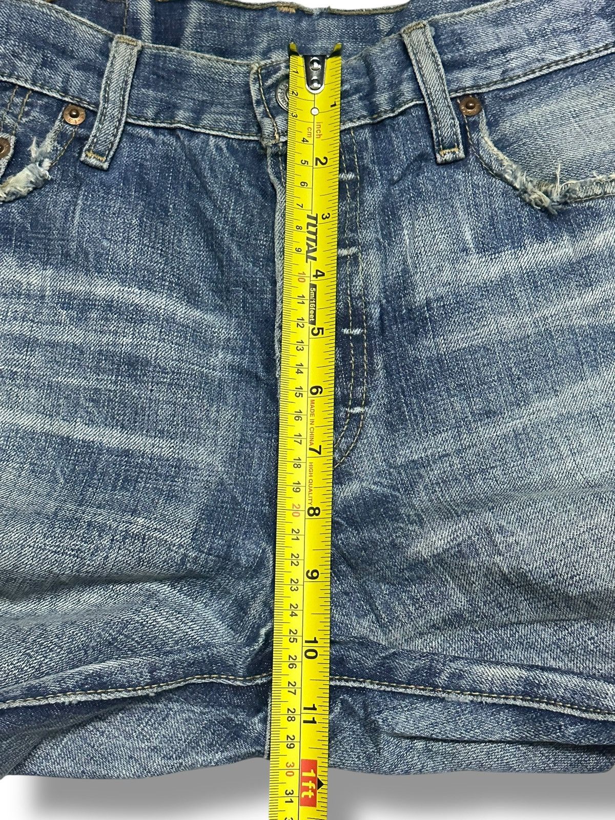 Levi's Levis 501 Vintage 90's Distressed & Faded Style Baggy Loose Size US 31 - 16 Thumbnail