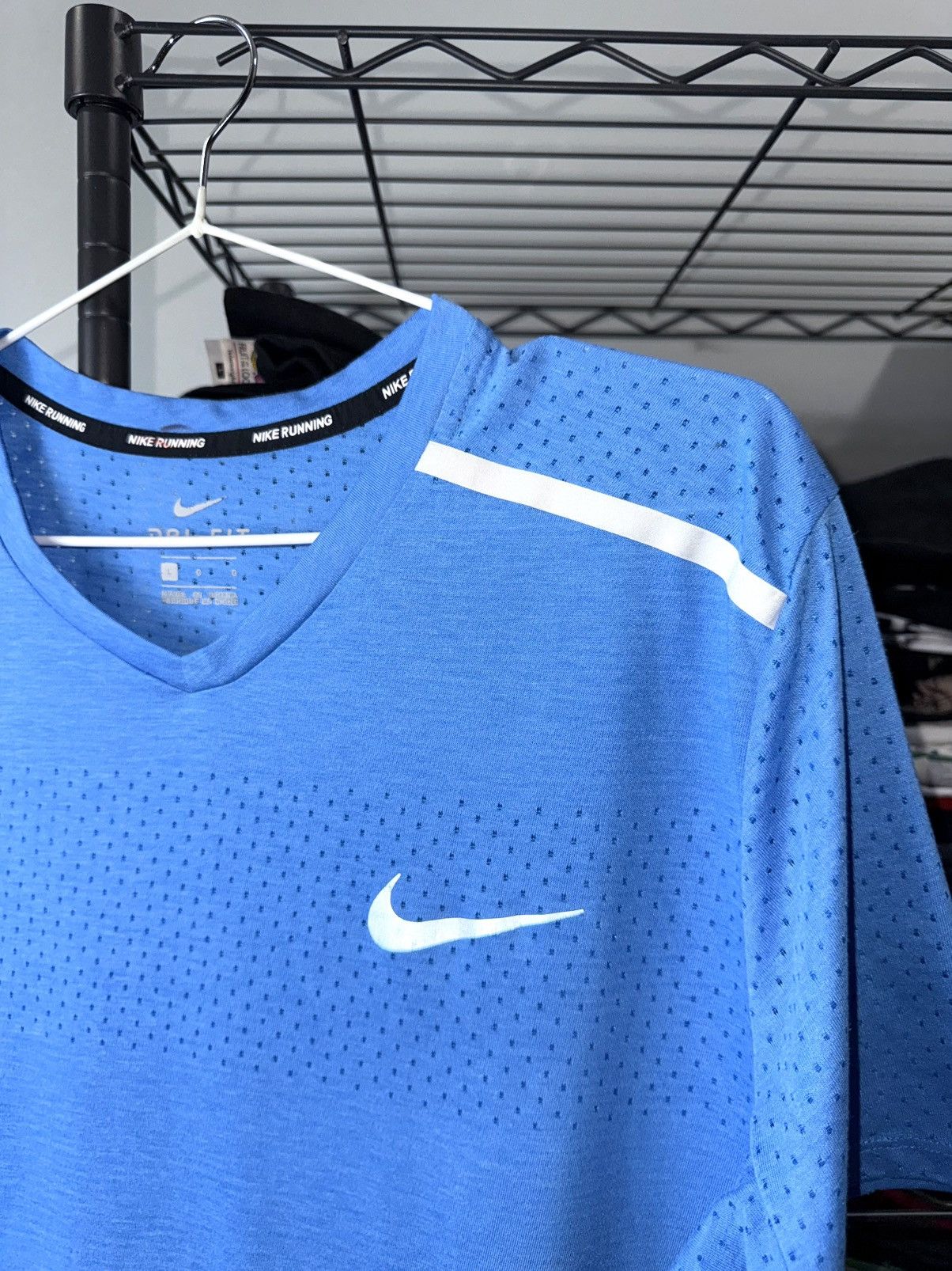 Nike Nike Running Mesh T Shirt Reflective Size US L / EU 52-54 / 3 - 3 Thumbnail