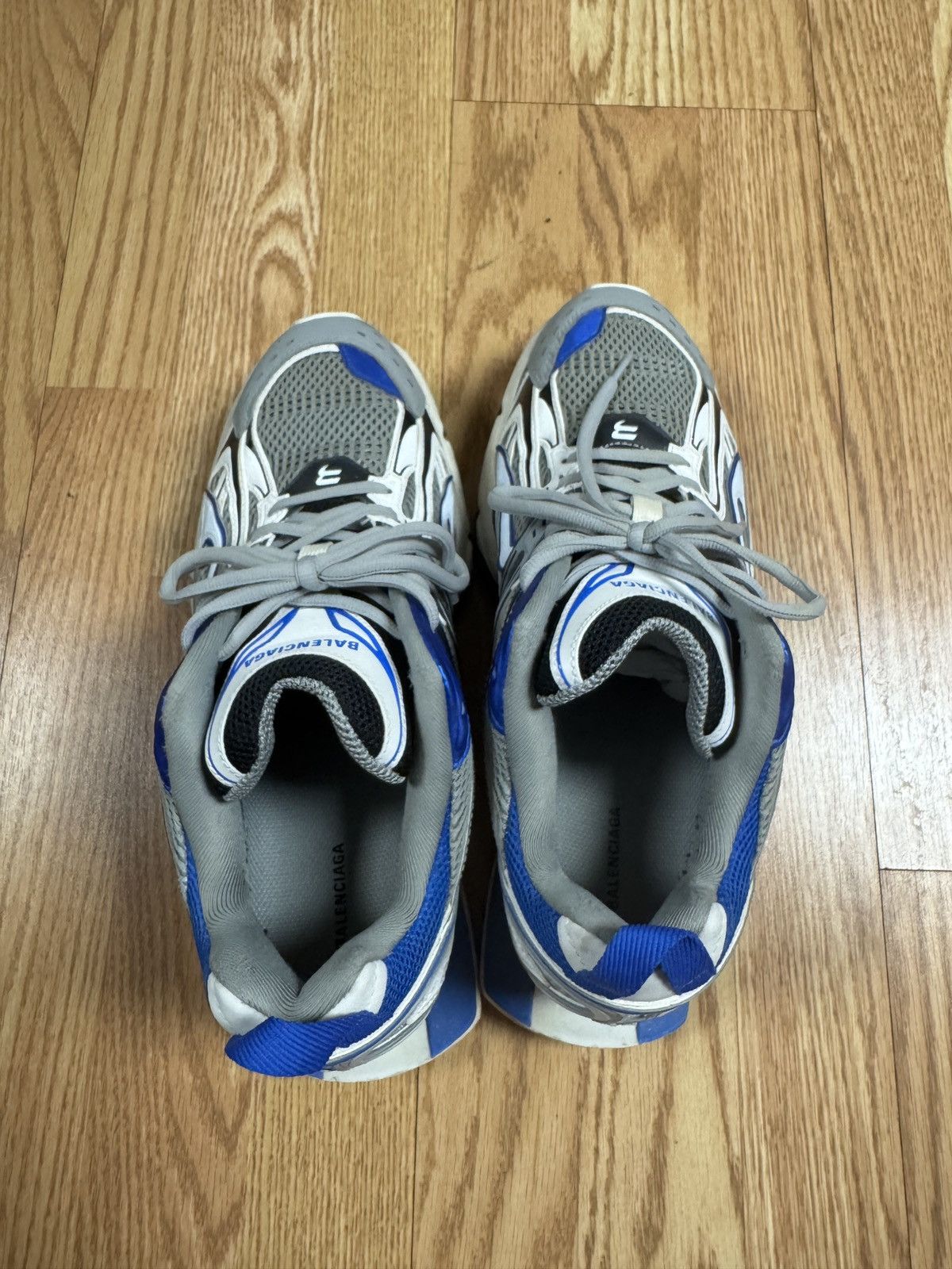 Balenciaga Balenciaga Blue|Silver|White X-Panders Size US 9 / EU 42 - 7 Thumbnail