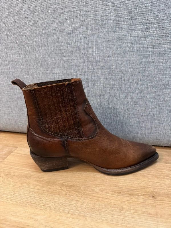 Billi Bi Billi Bi Copenhagen 3610 Leather Cowboy Western Boots 37 Size US 7 / IT 37 - 3 Thumbnail
