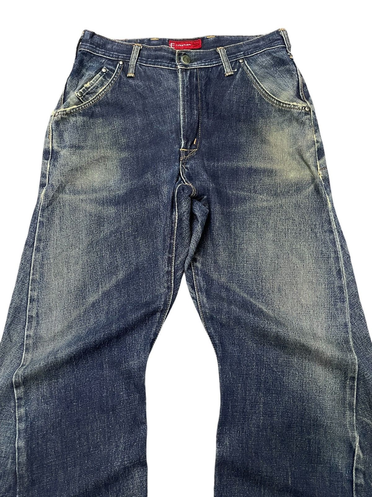 Edwin × Hysteric Glamour Vintage Edwin E Function Spiral Cut Loose Jeans Size US 30 / EU 46 - 6 Thumbnail