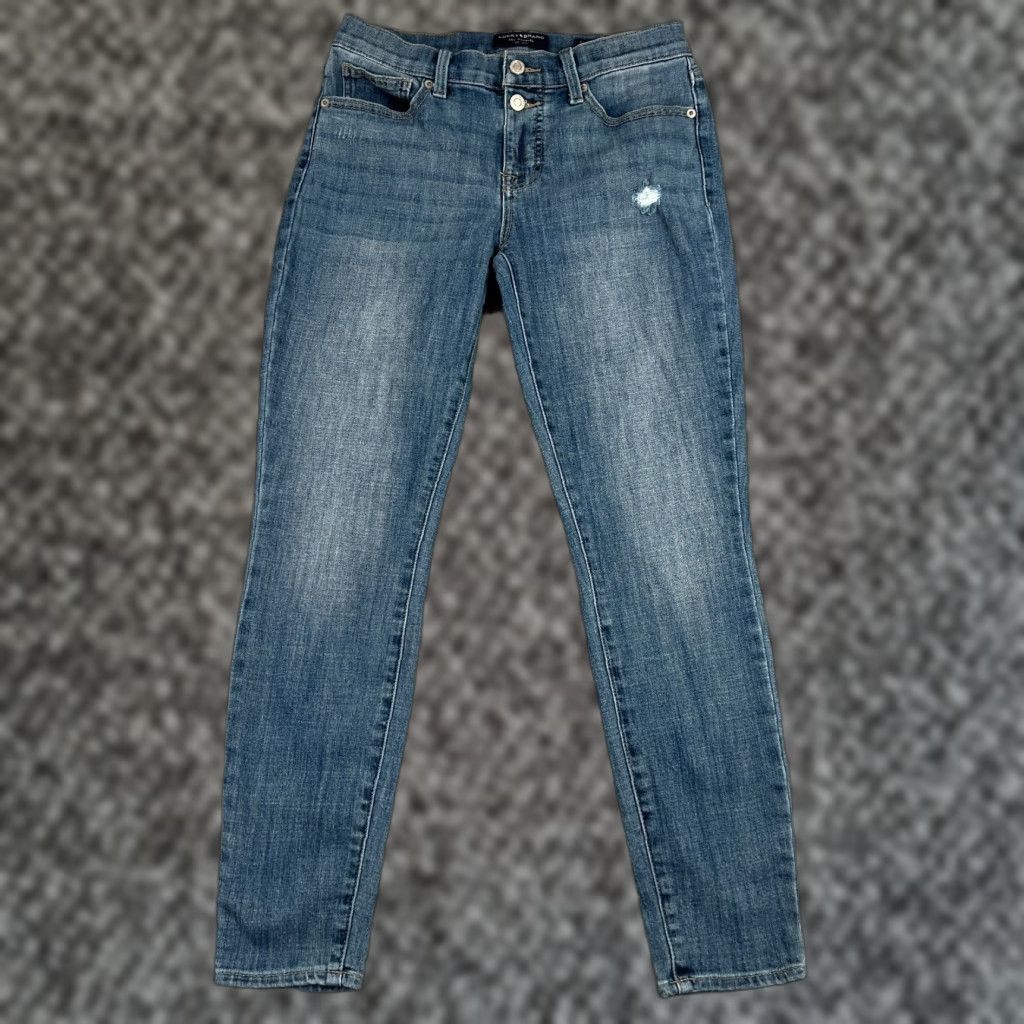 Lucky Brand Lucky Brand Jeans Womens 6/28 Blue Denim Ava Skinny Raw Size 29" - 1 Thumbnail